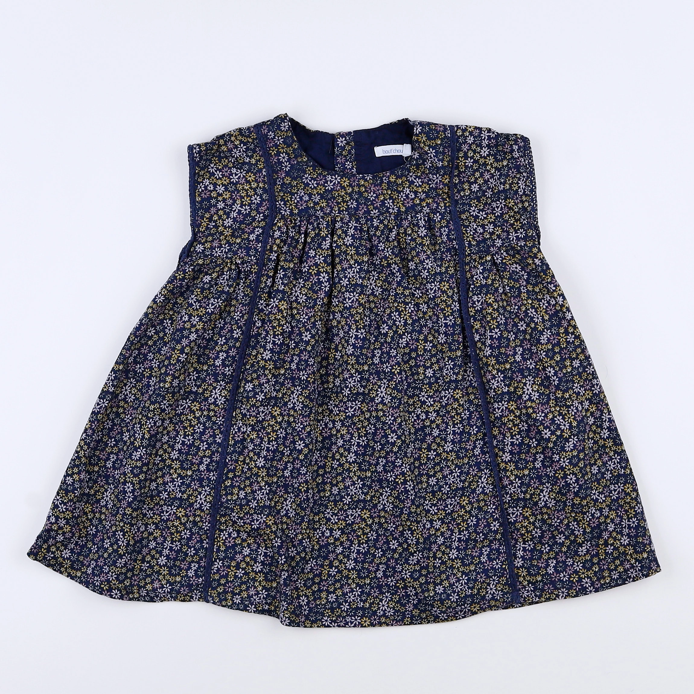 Boutchou - robe bleu - 12 mois