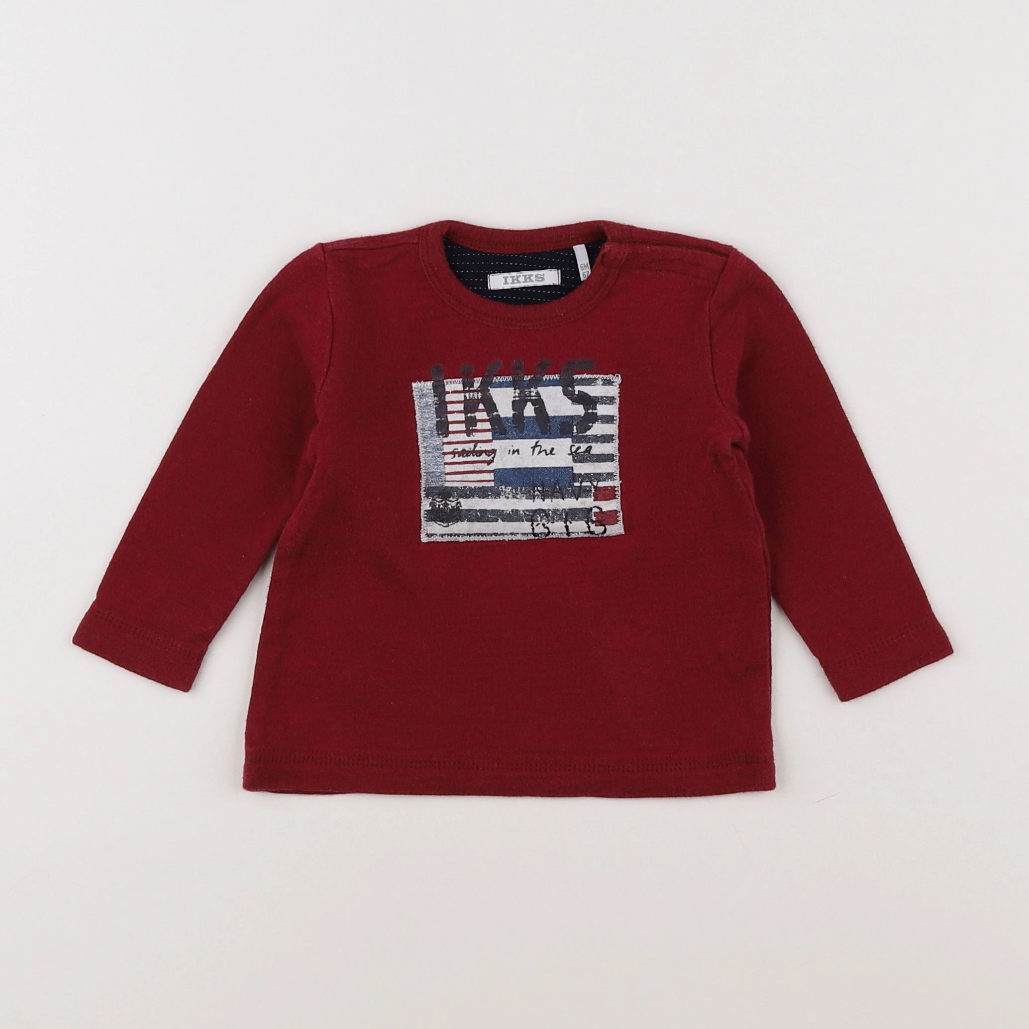 IKKS - tee-shirt rouge - 6 mois