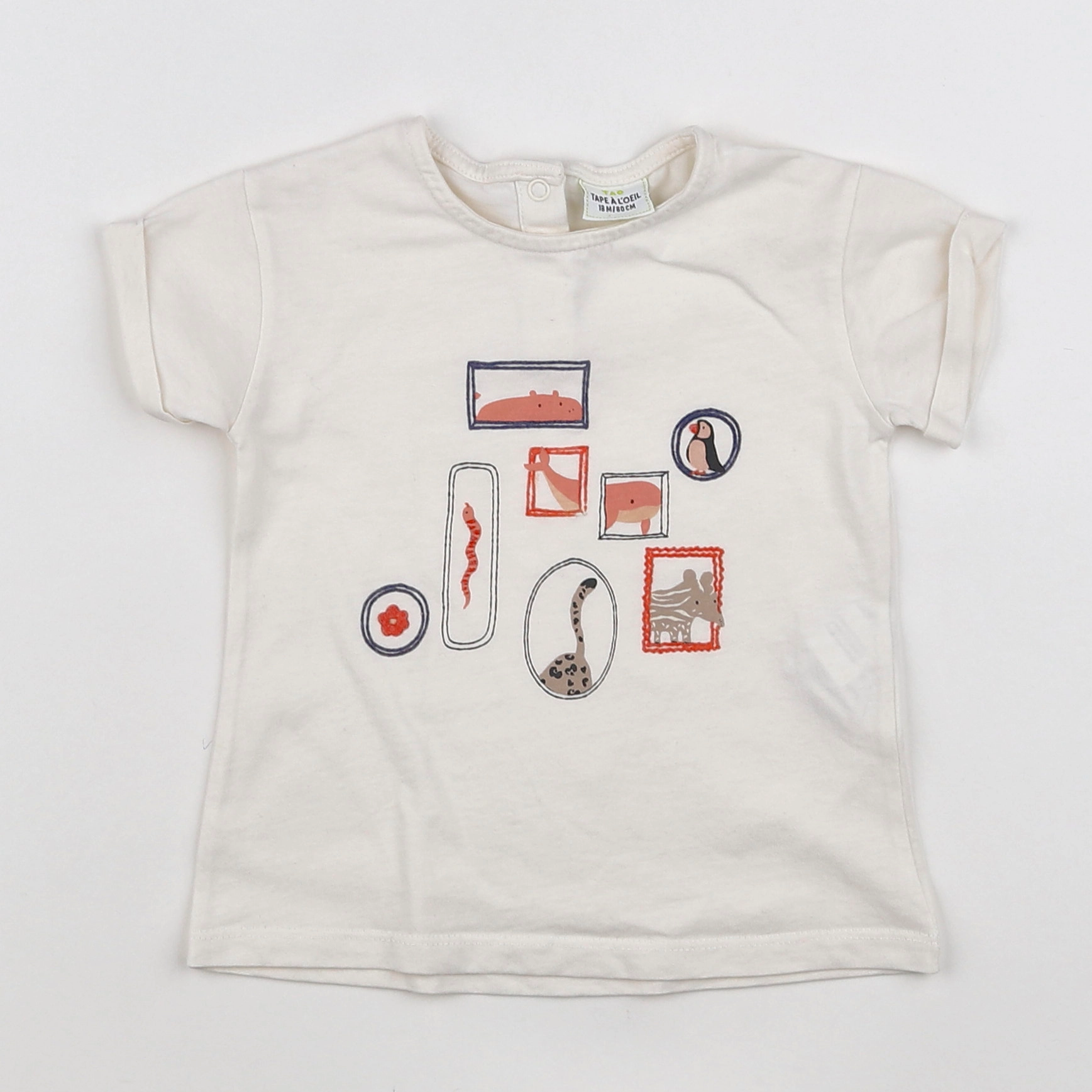 Tape à l'oeil - tee-shirt beige - 18 mois