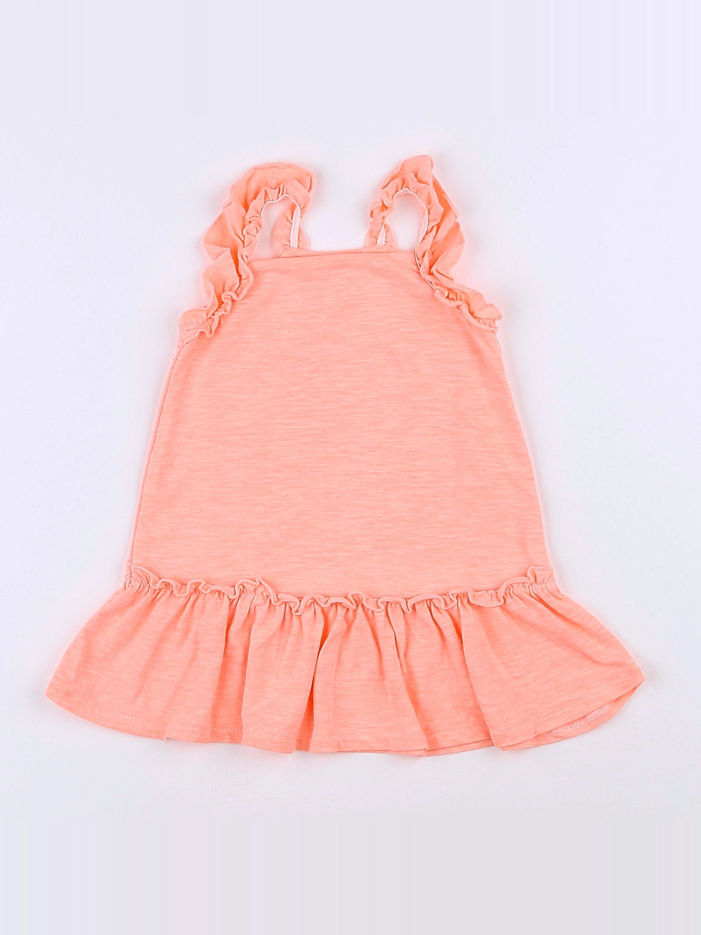 Vertbaudet - robe rose - 9 mois