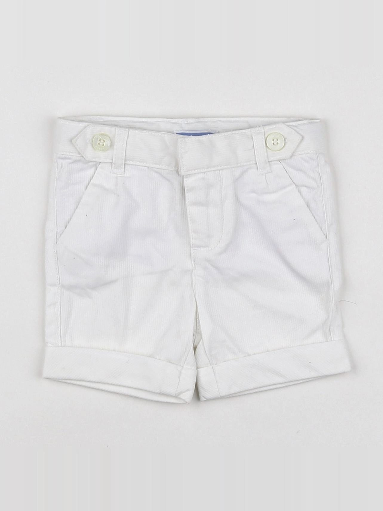 Jacadi - short blanc - 6 mois