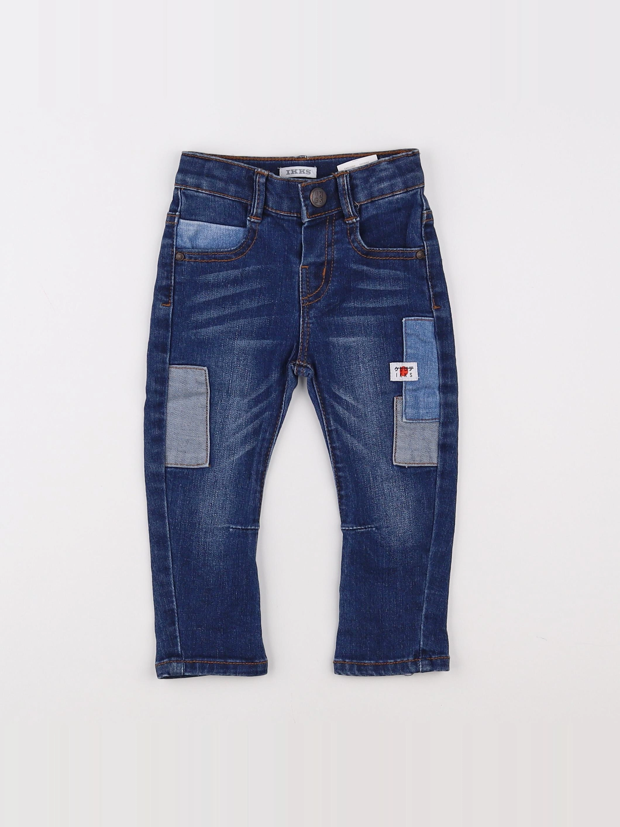 IKKS - jean bleu - 12 mois