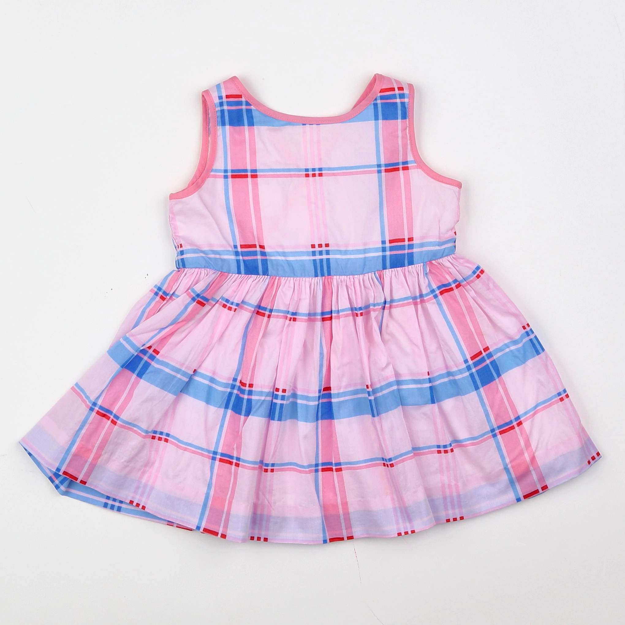 Jacadi - robe rose, bleu - 6 mois