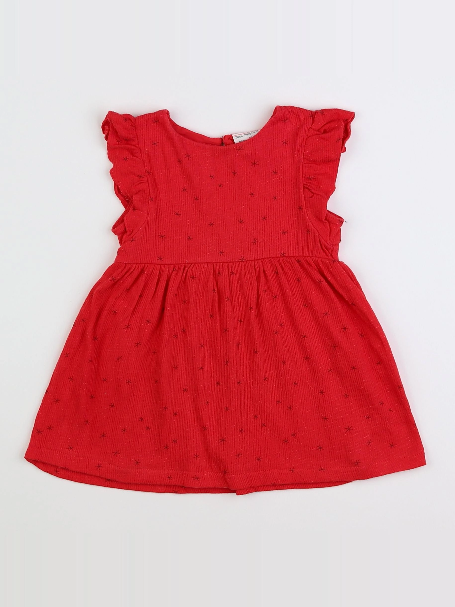 Zara - robe rouge - 12/18 mois