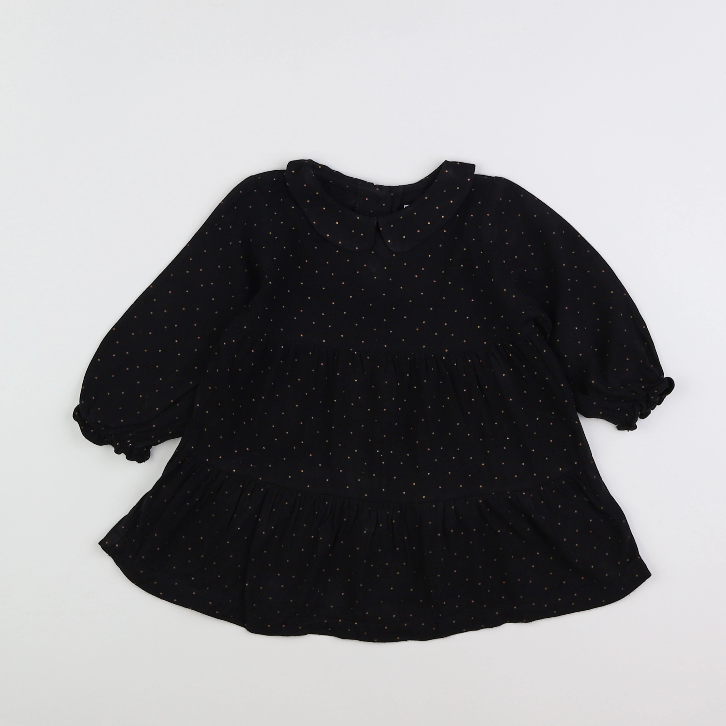 Vertbaudet - robe noir - 12 mois