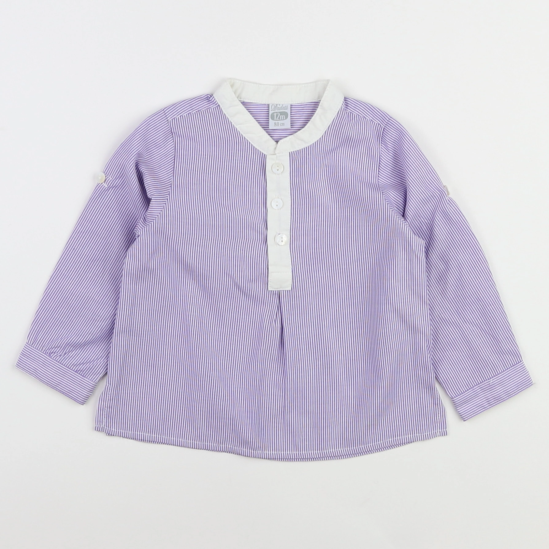 Dadati - chemise violet - 12 mois