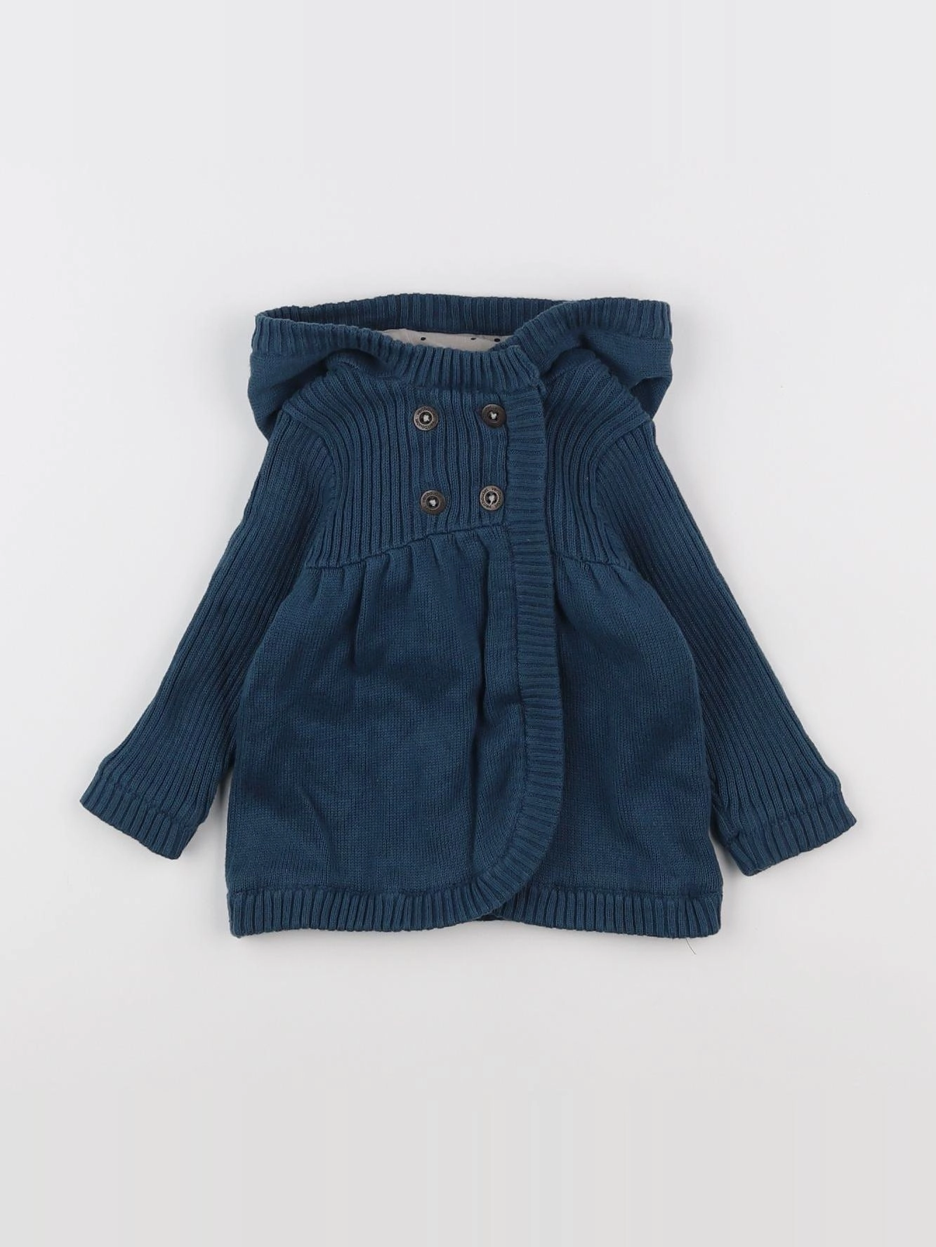 Vertbaudet - veste bleu - 6 mois