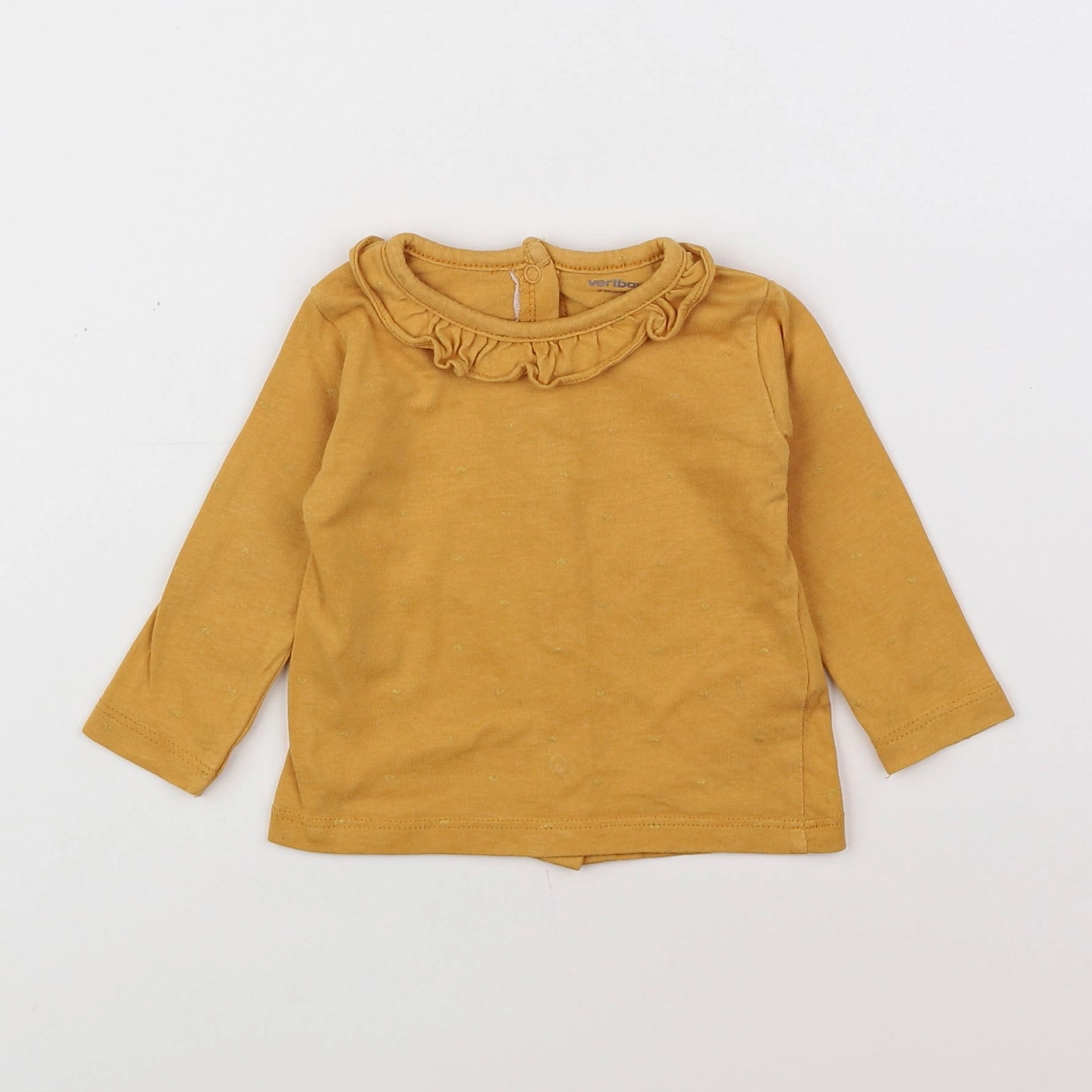Vertbaudet - tee-shirt orange - 6 mois