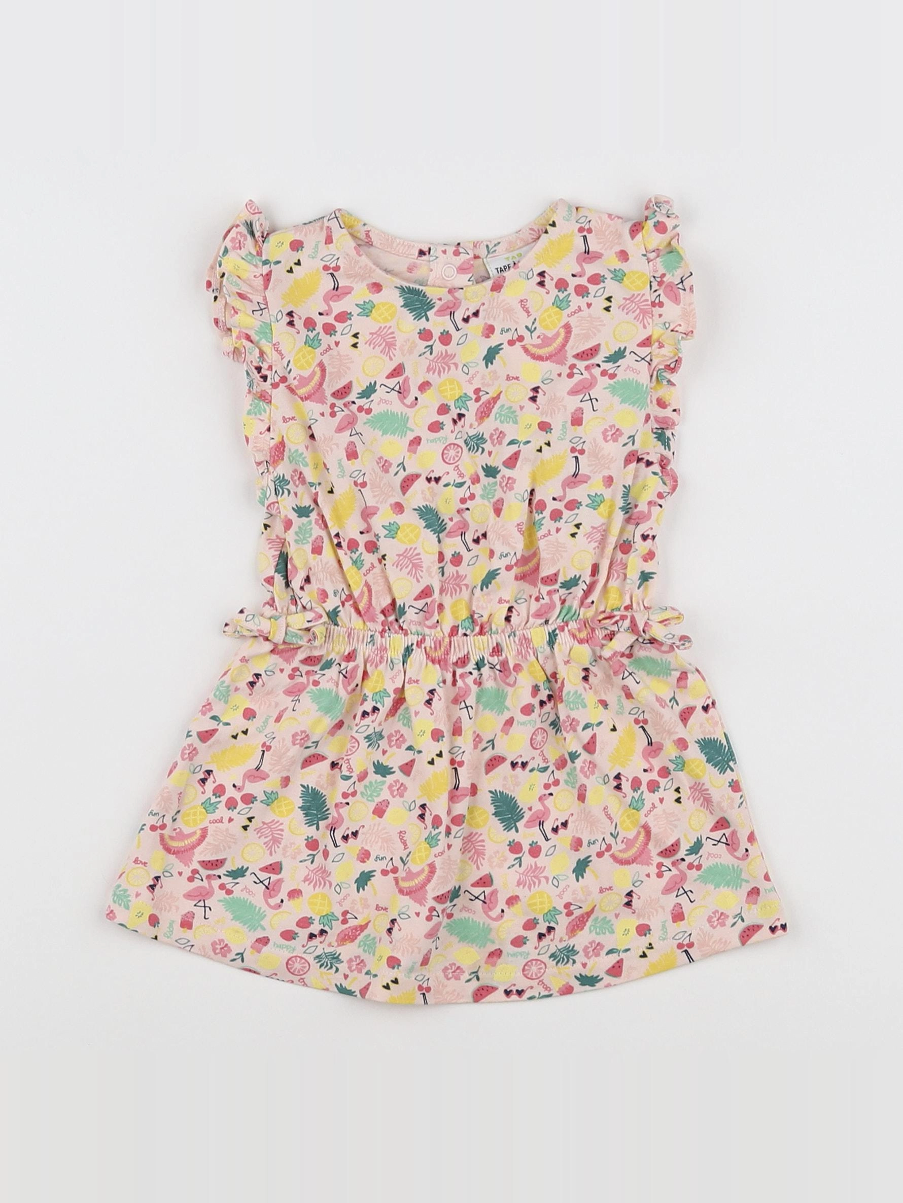 Tape à l'oeil - robe multicolore - 12 mois