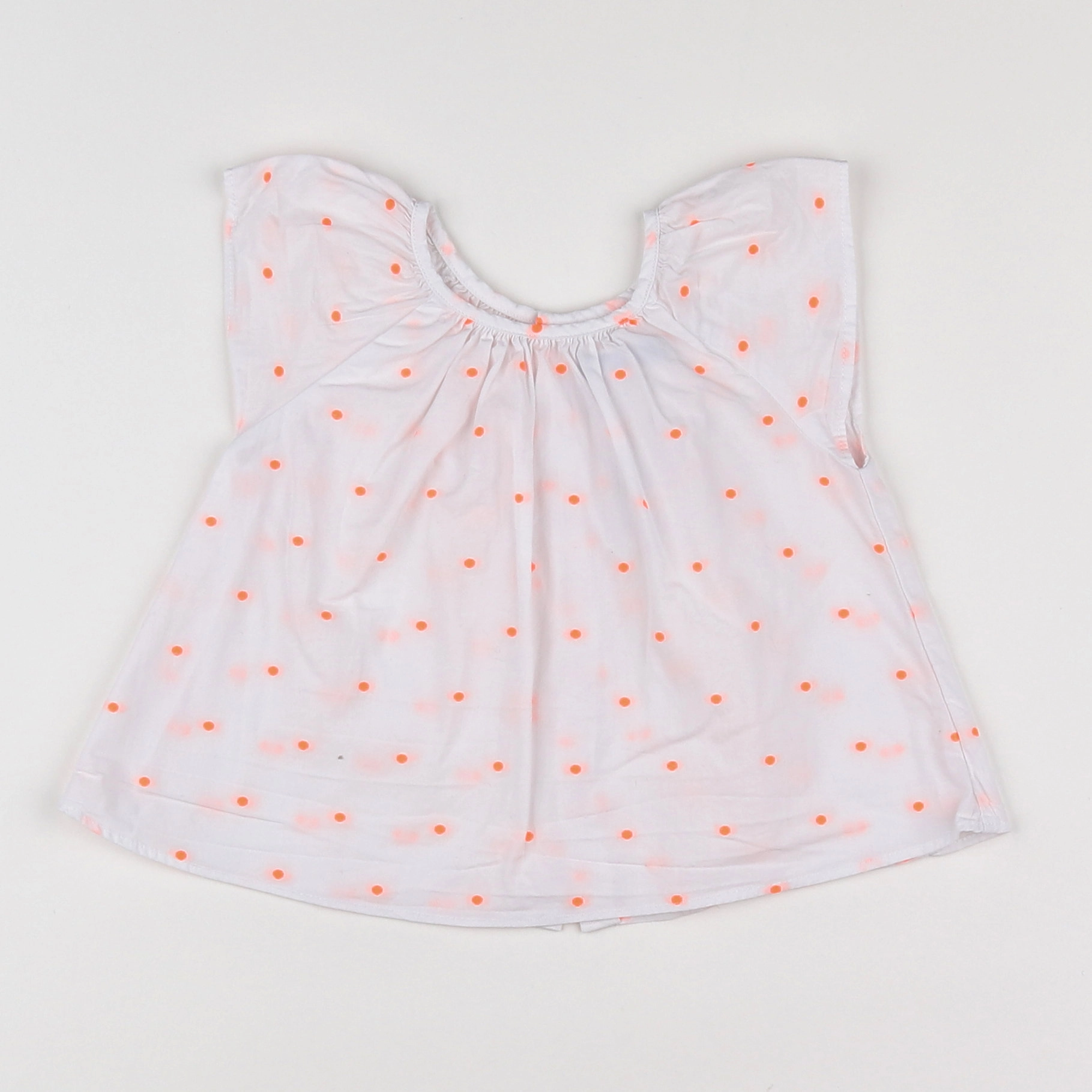 Jacadi - blouse blanc, rose - 12 mois