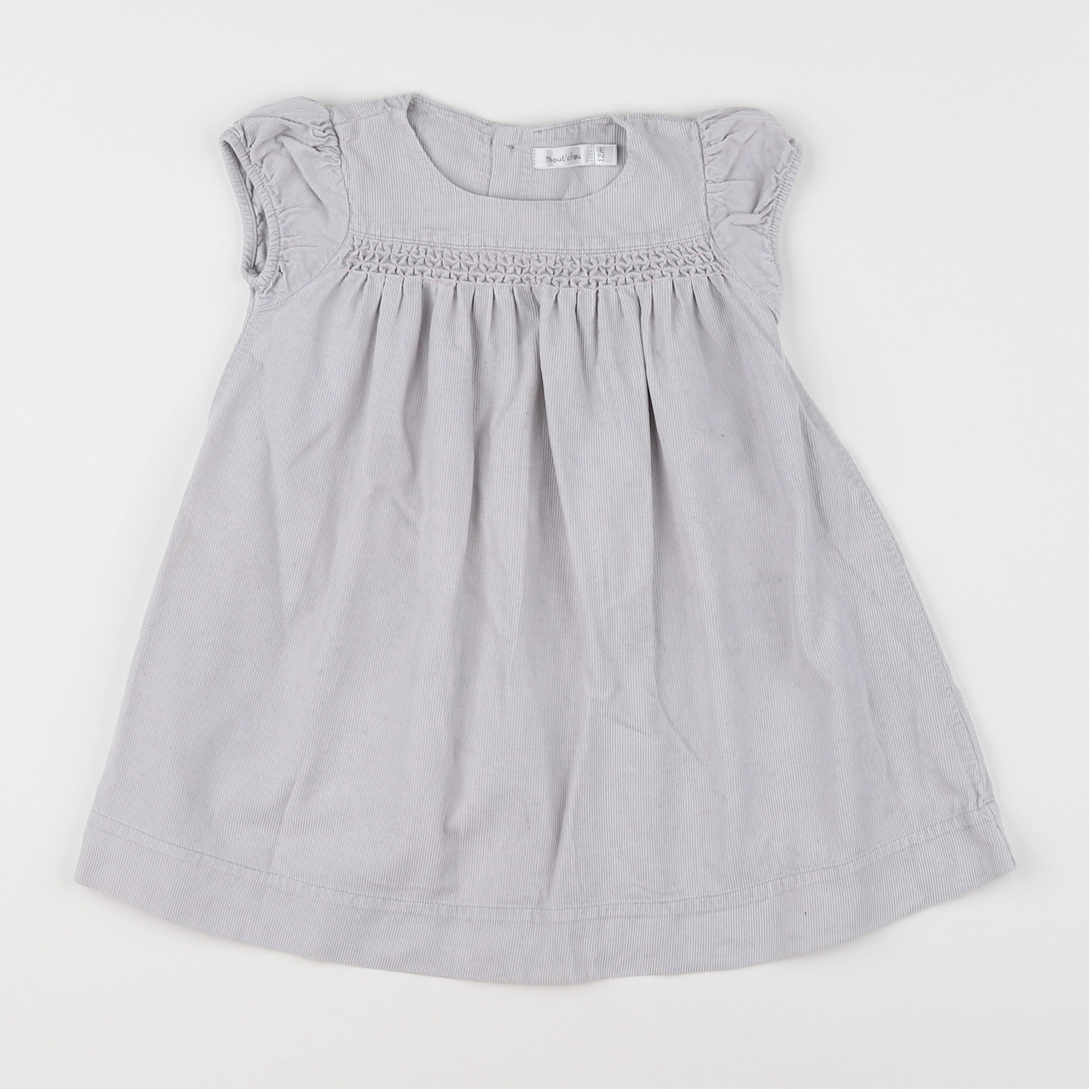 Boutchou - robe gris - 12 mois