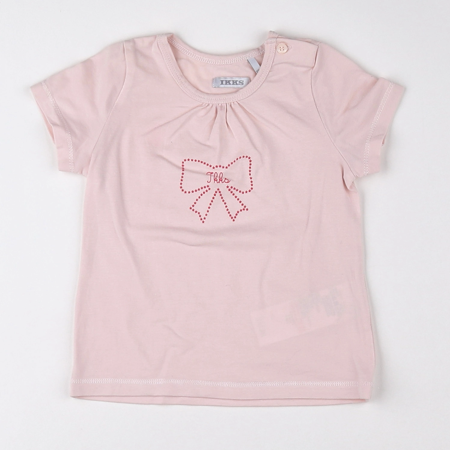 IKKS - tee-shirt rose - 12 mois