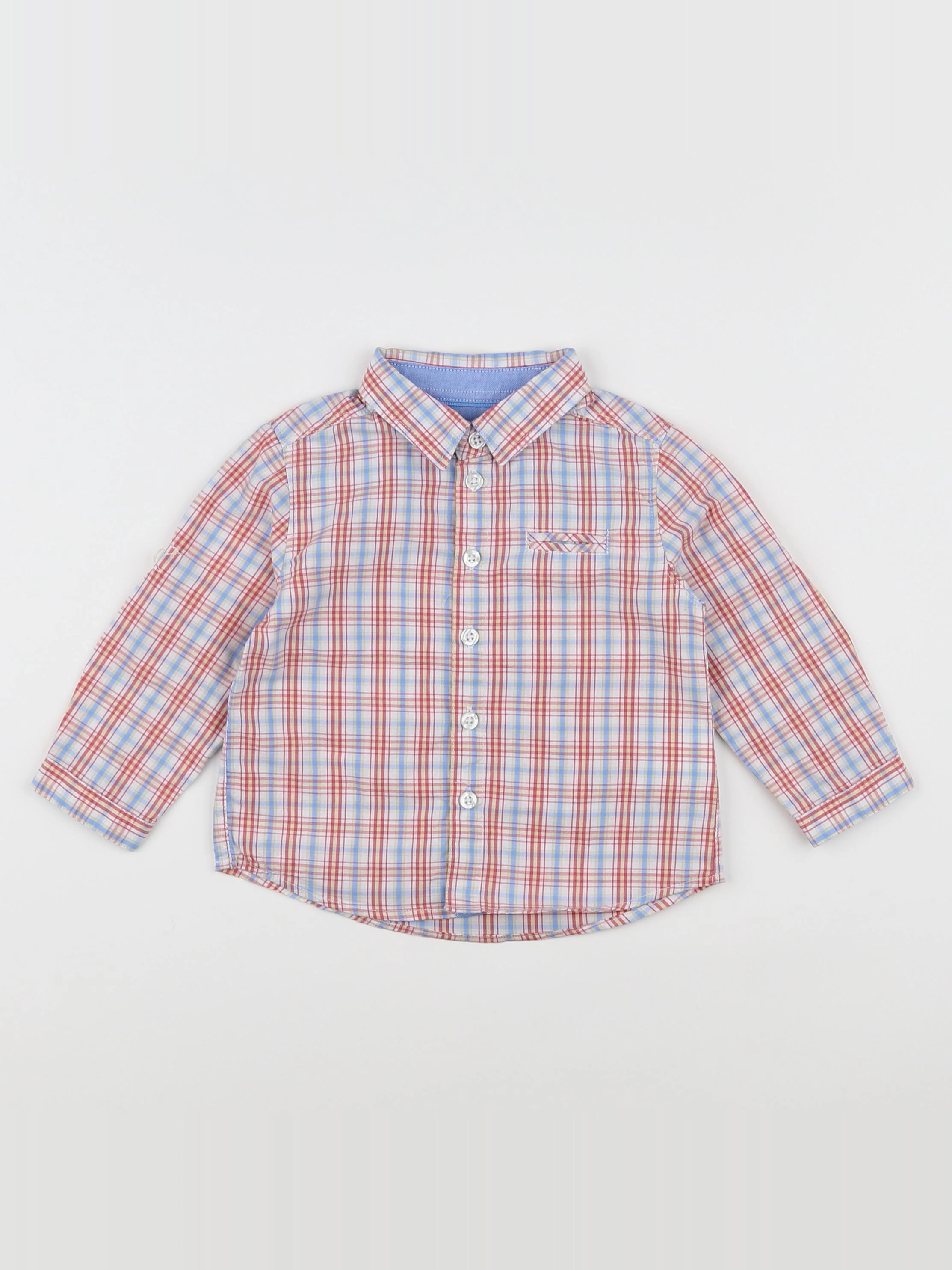 Cyrillus - chemise rouge - 6 mois