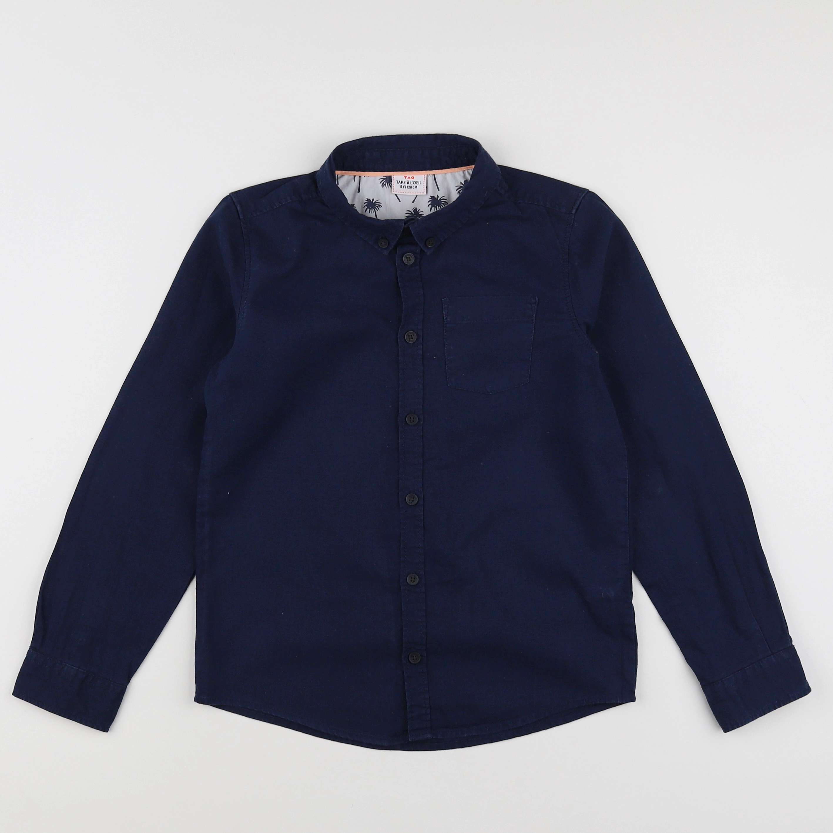 Tape à l'oeil - chemise bleu - 8 ans