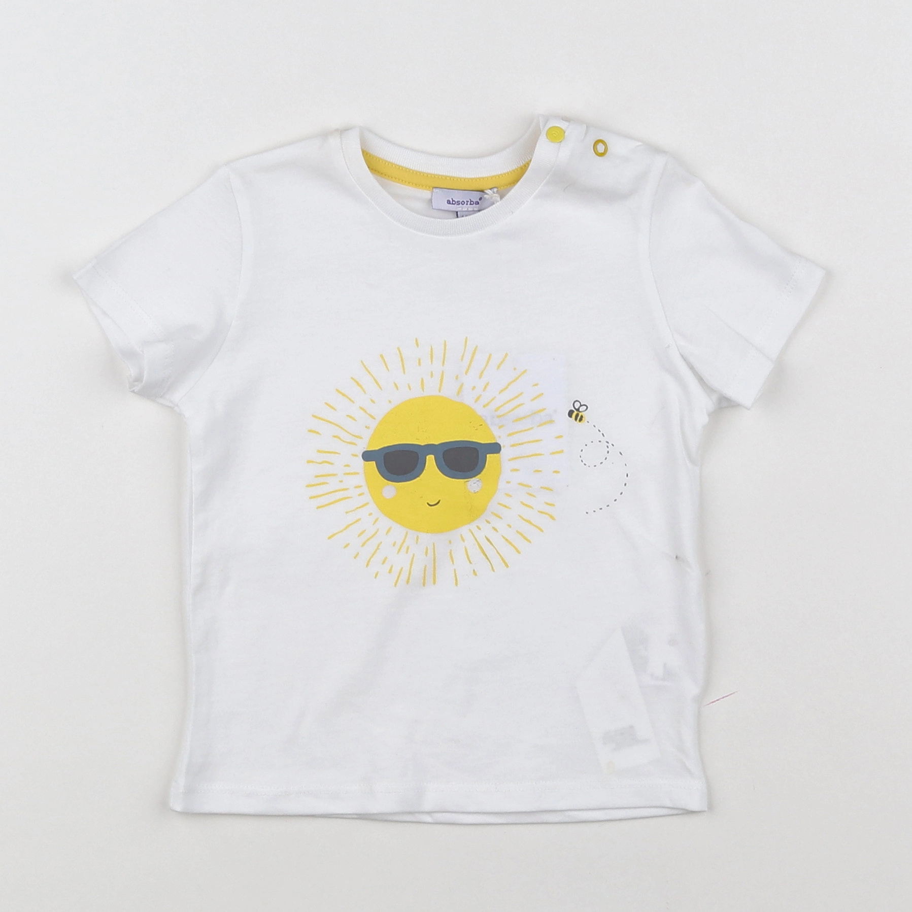 Absorba - tee-shirt blanc - 18 mois