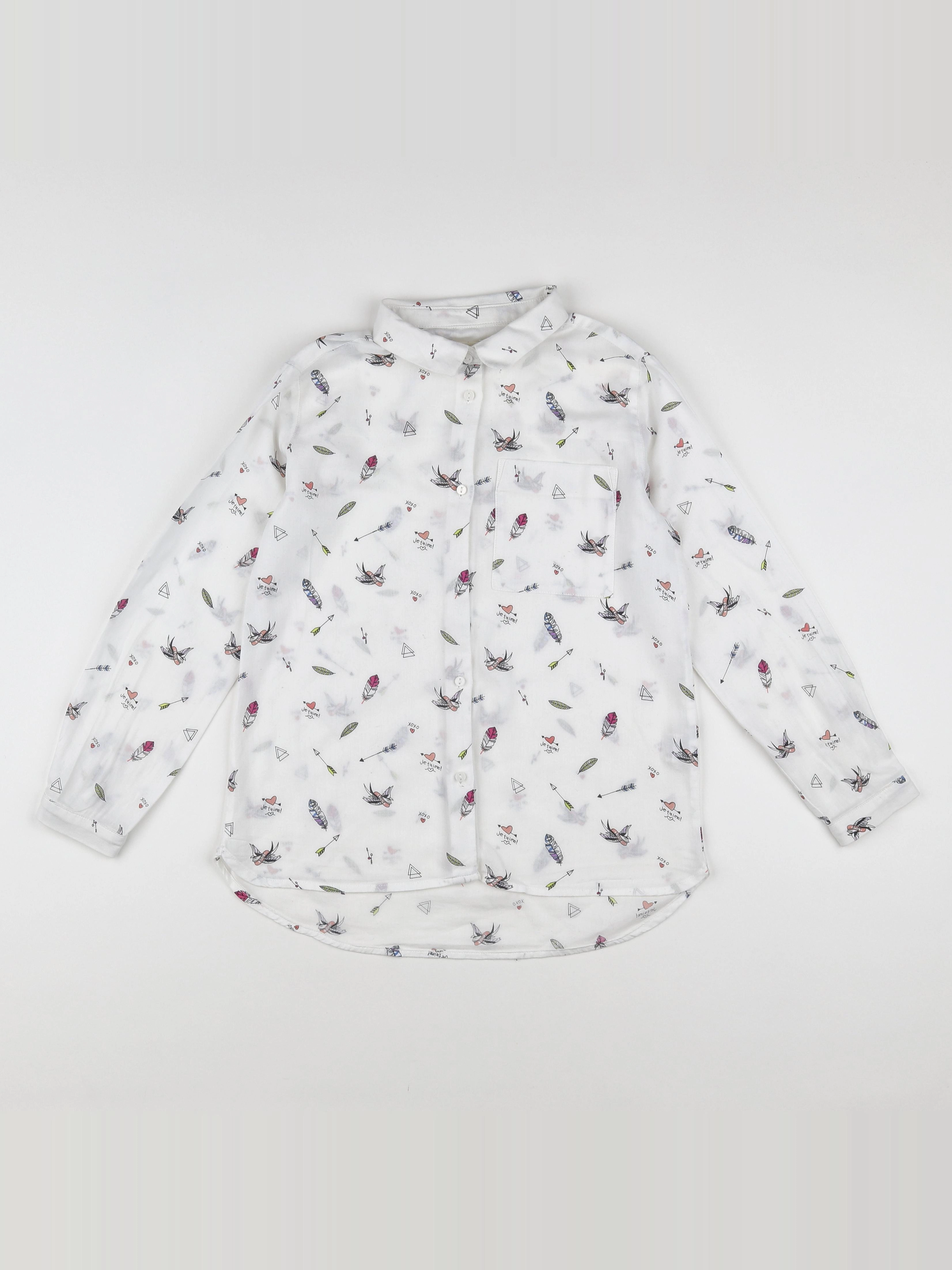 Zara - chemise blanc - 8 ans