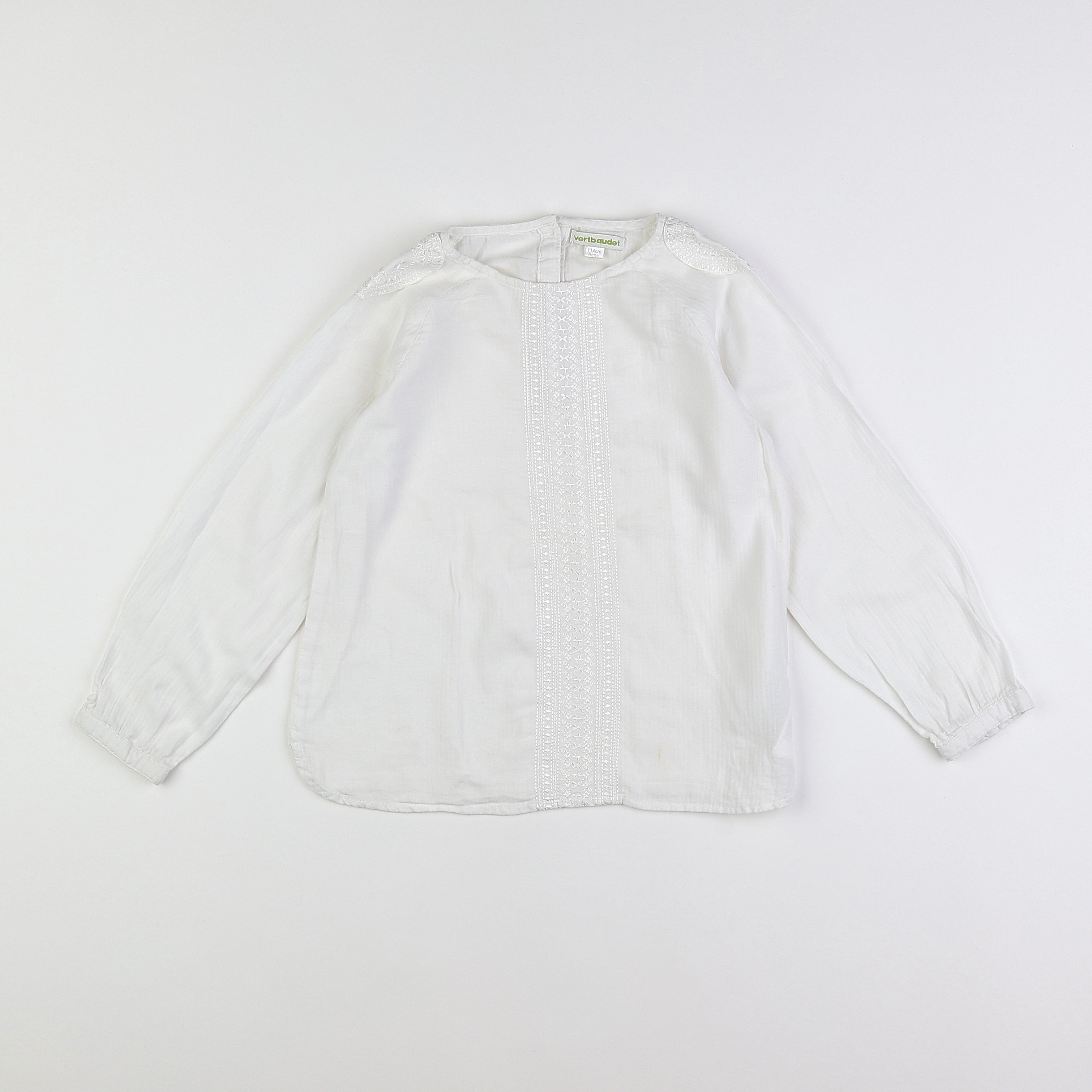 Vertbaudet - blouse blanc - 6 ans