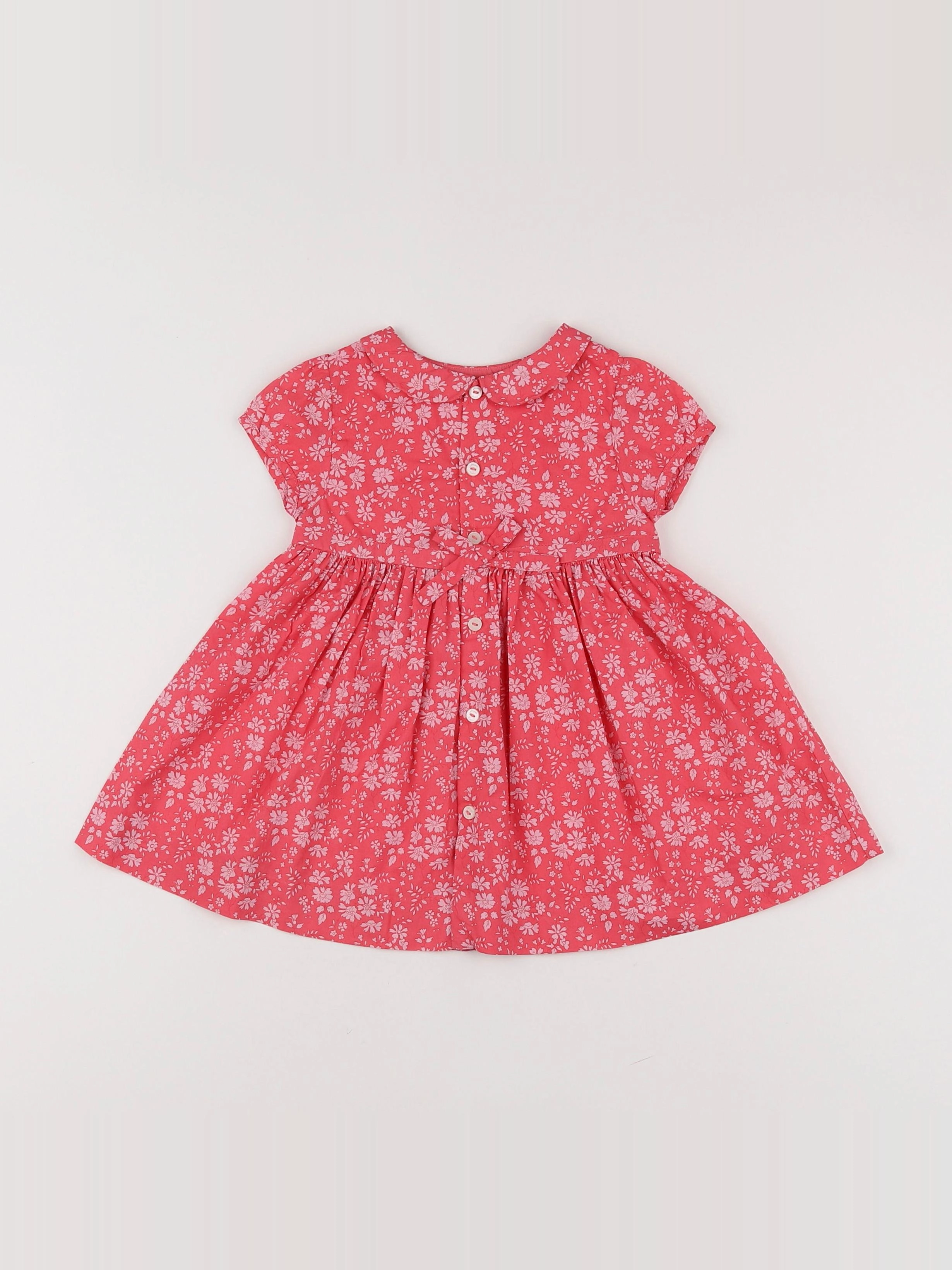 Jacadi - robe rose - 12 mois