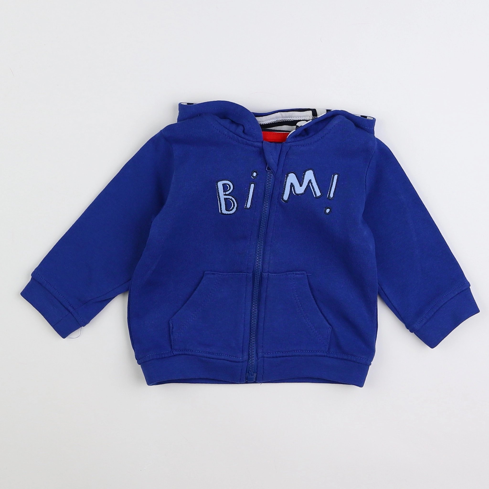 Vertbaudet - sweat bleu - 6 mois