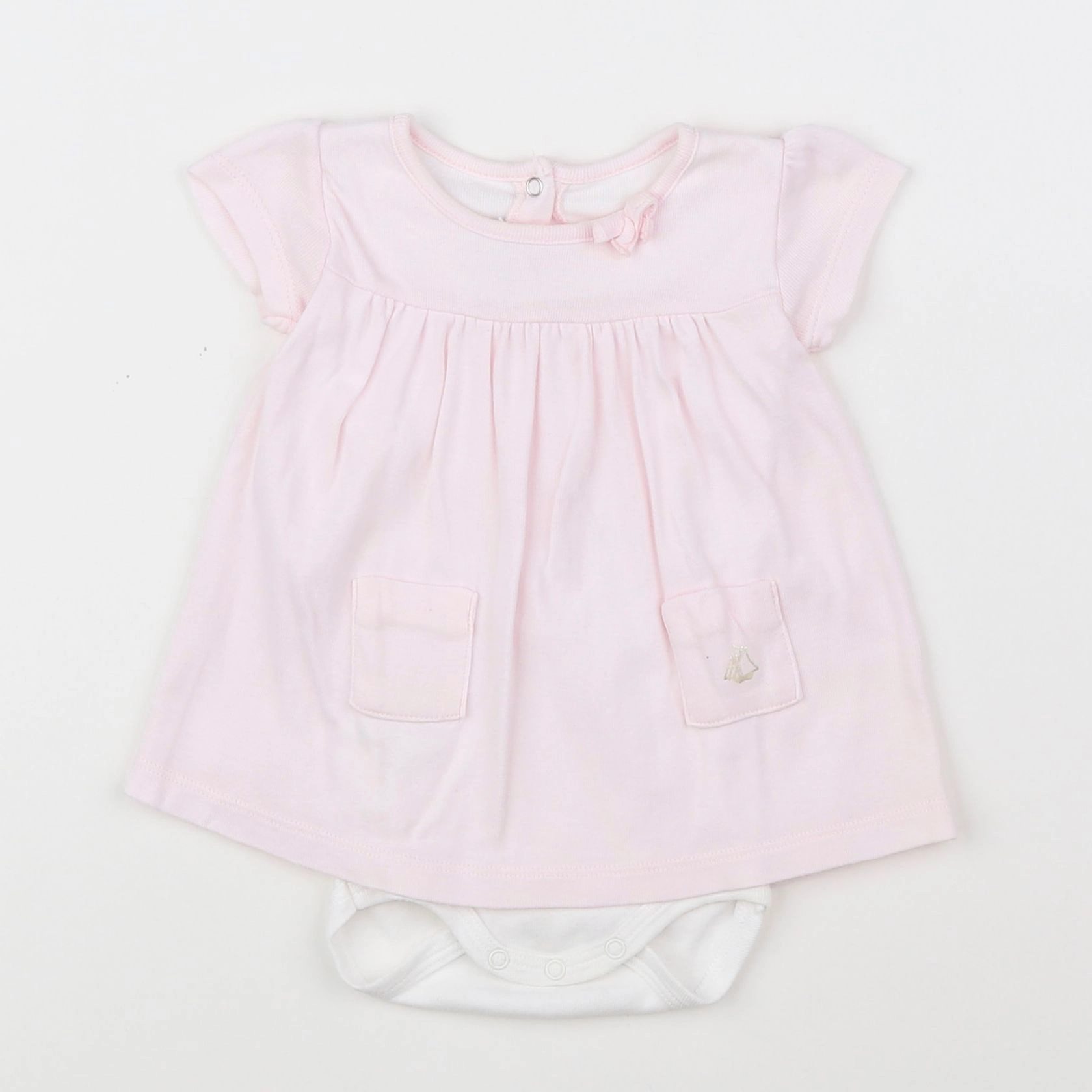 Petit Bateau - robe rose - 3 mois