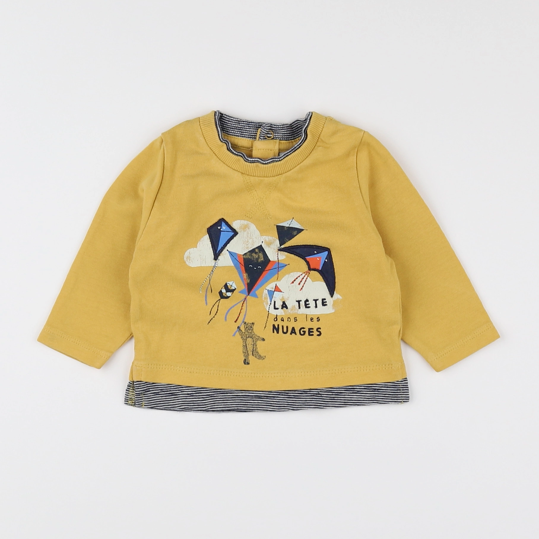 Tape à l'oeil - tee-shirt jaune - 3 mois