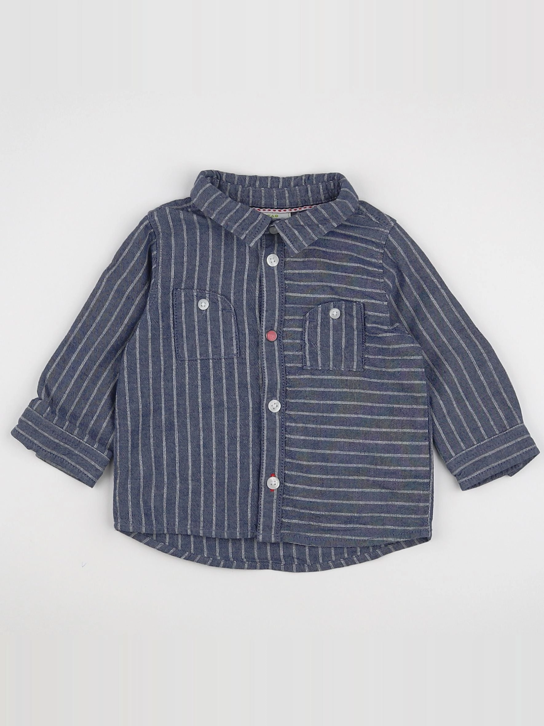 Tape à l'oeil - chemise bleu - 6 mois