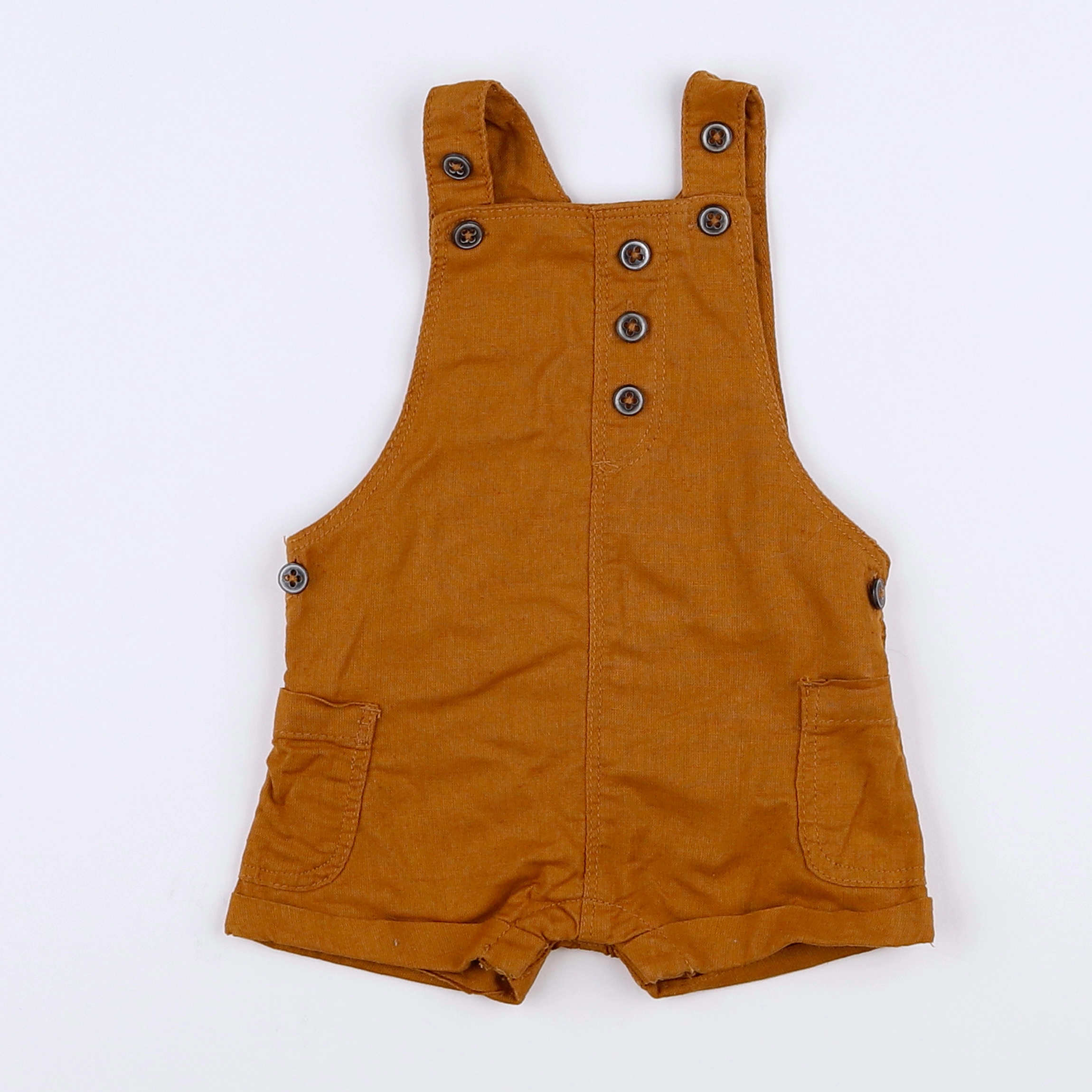 Vertbaudet - salopette marron - 3 mois