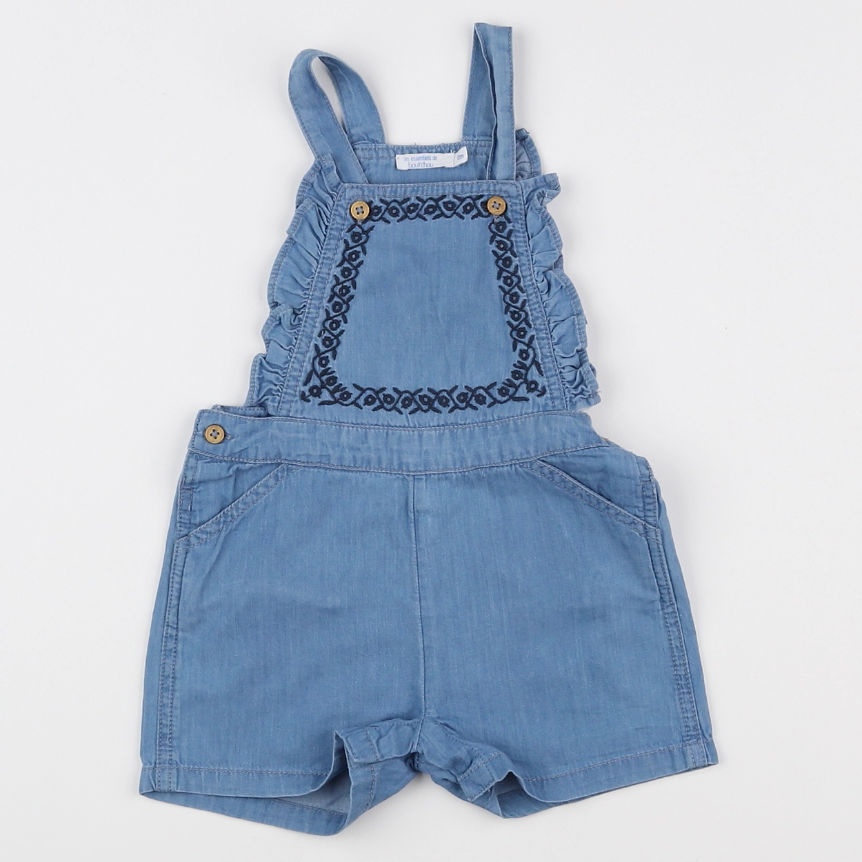 Boutchou - salopette bleu - 12 mois