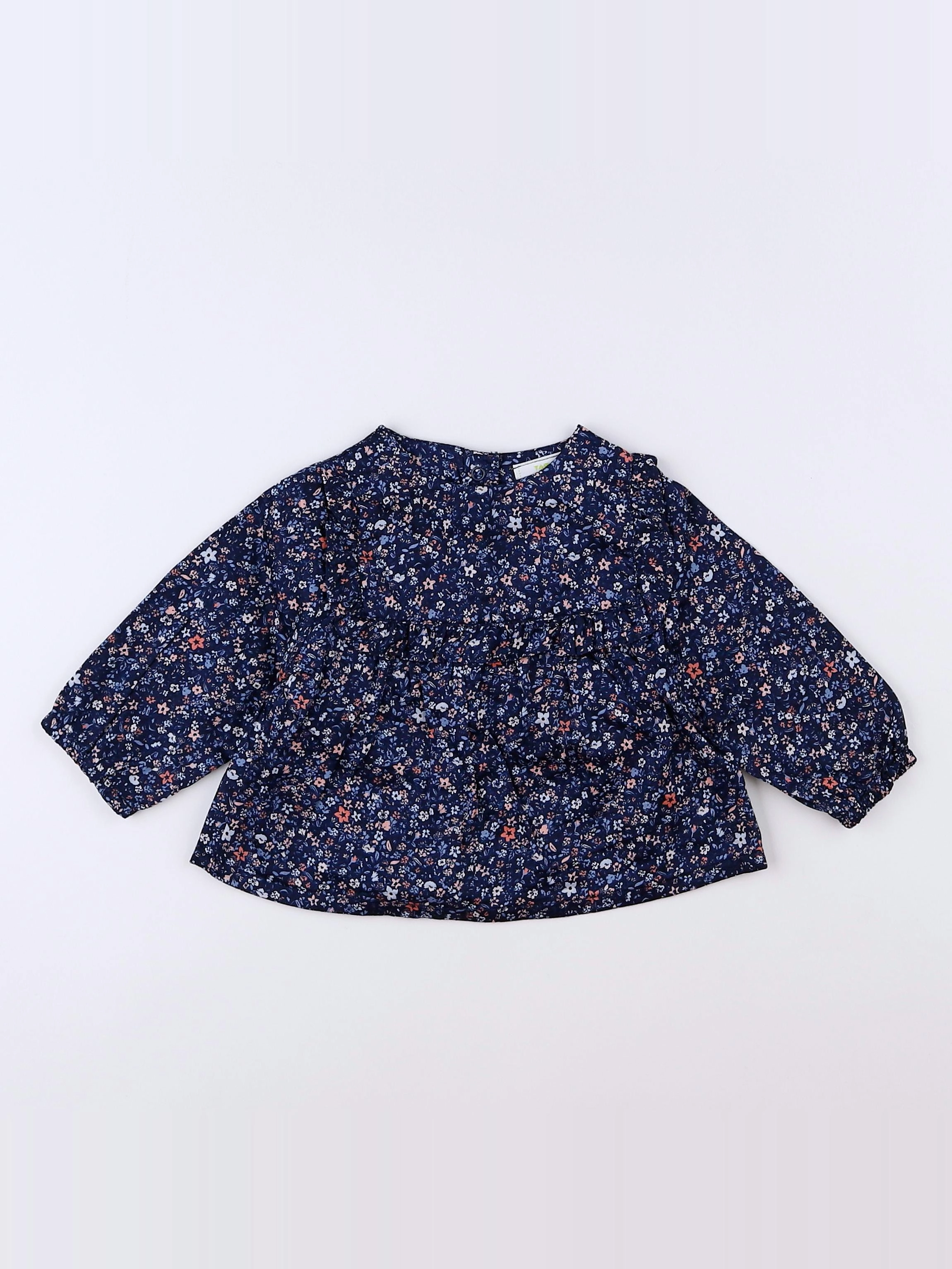 Tape à l'oeil - blouse bleu - 3 mois