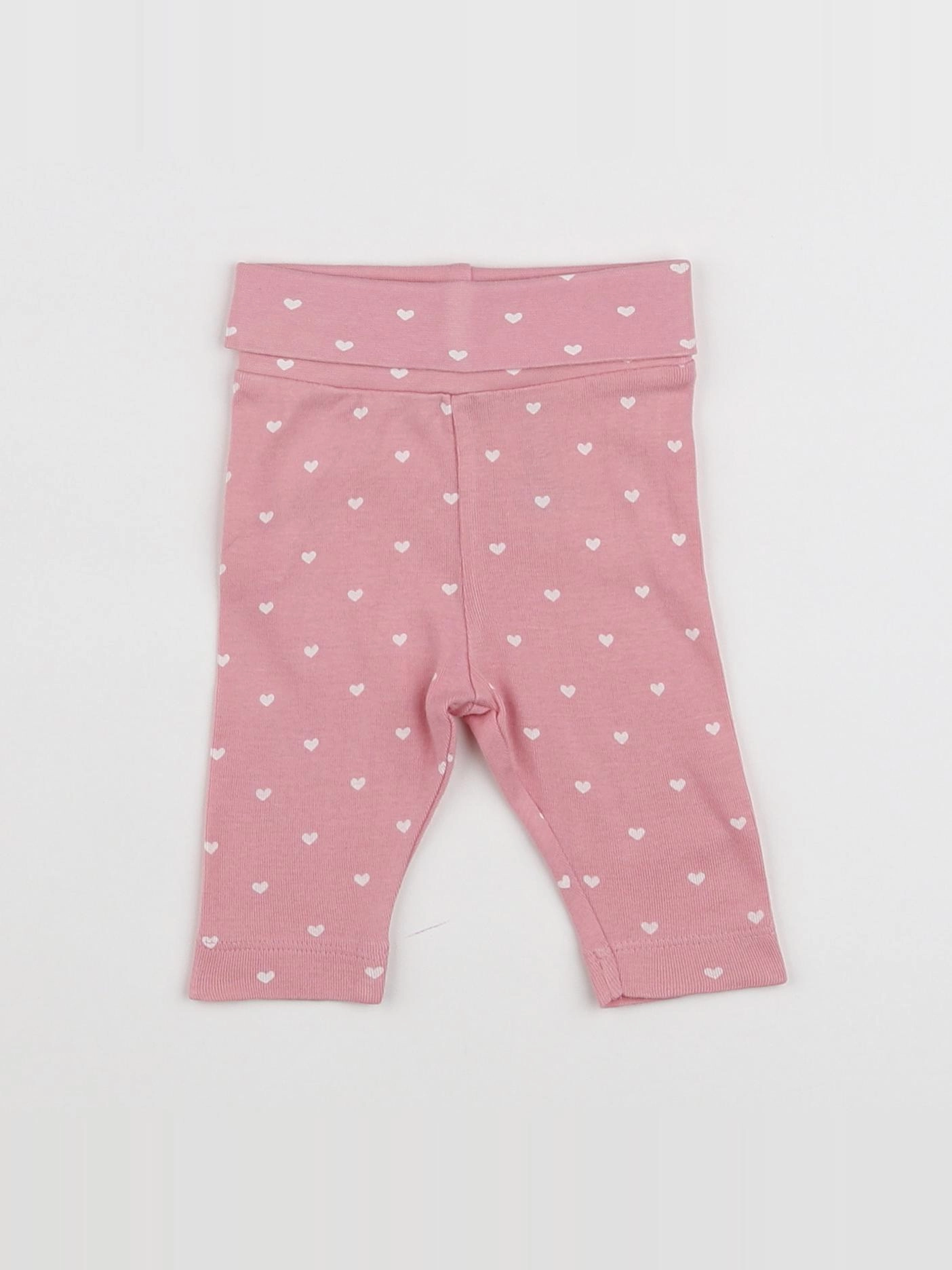 H&M - legging rose - 0/1 mois