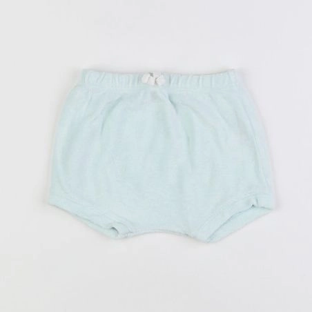 Petit Bateau - short bleu - 6 mois