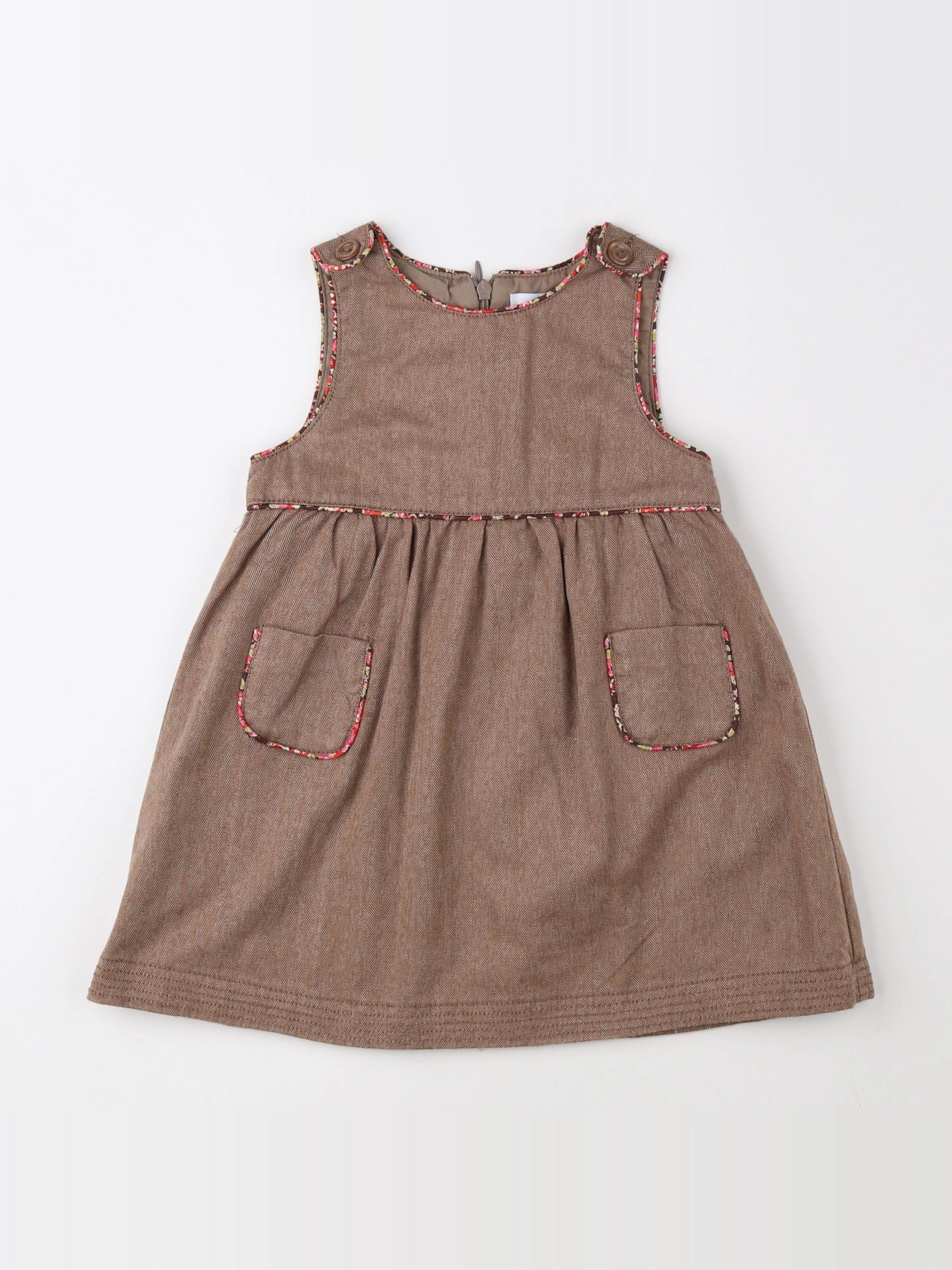 Jacadi - robe marron - 18 mois