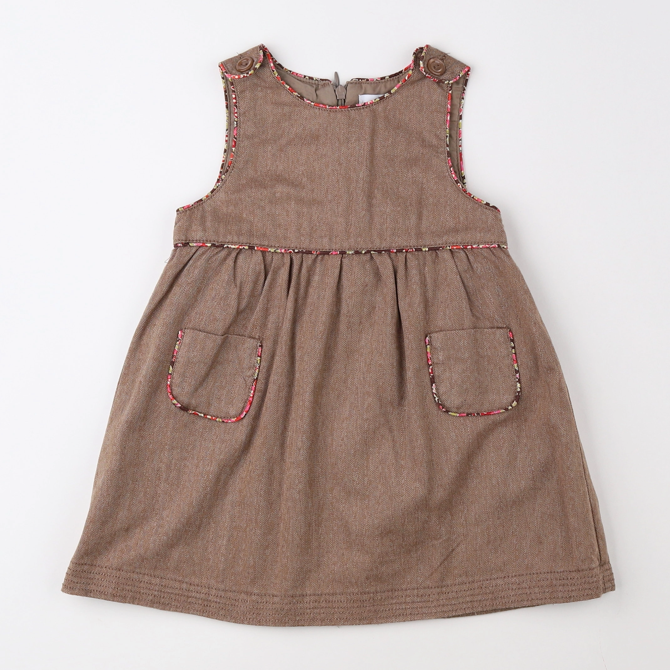 Jacadi - robe marron - 18 mois