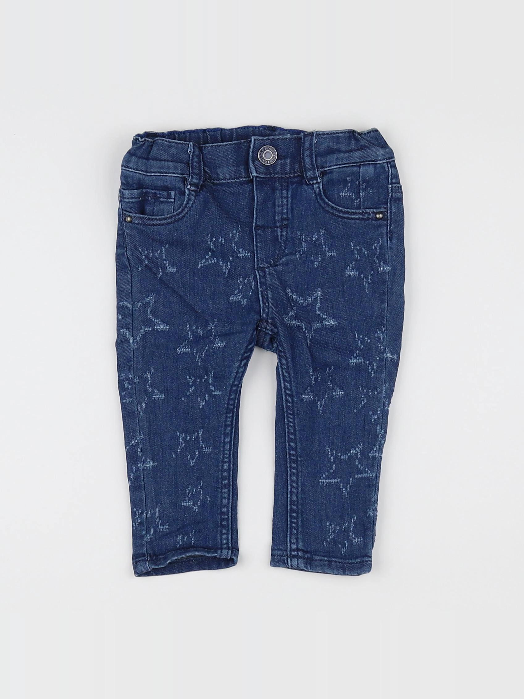 H&M - jean bleu - 3/6 mois