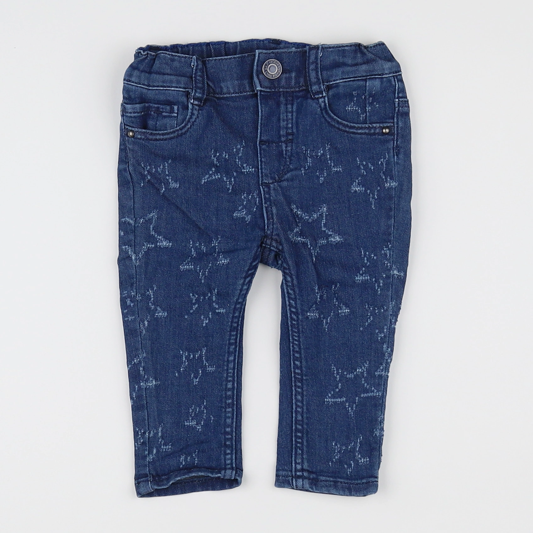 H&M - jean bleu - 3/6 mois