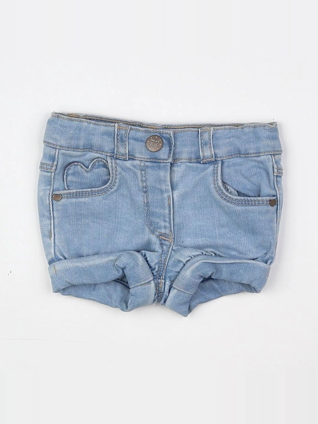 Tape à l'oeil - short bleu - 3 mois