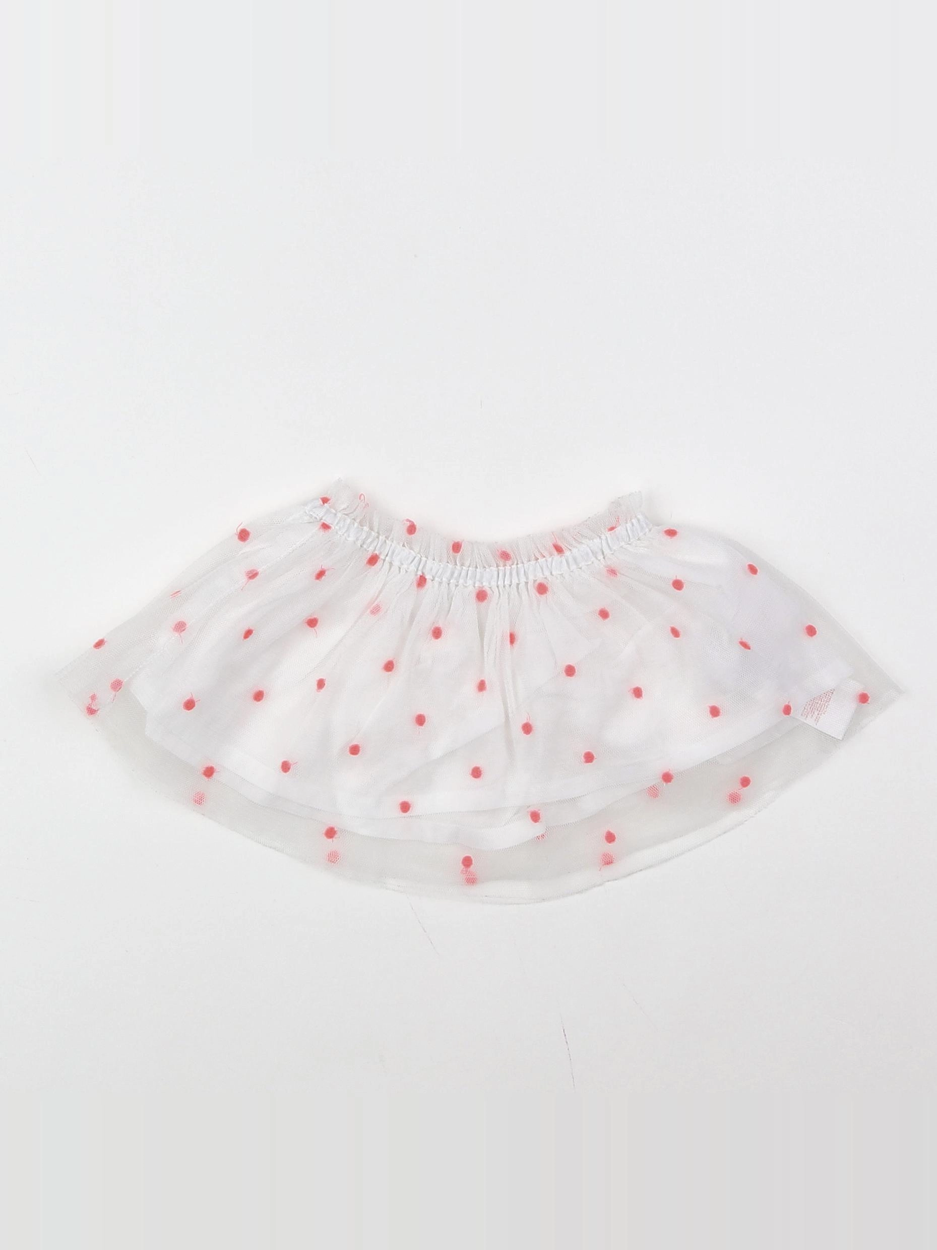 Billie Blush - jupe blanc, rose - 6 mois