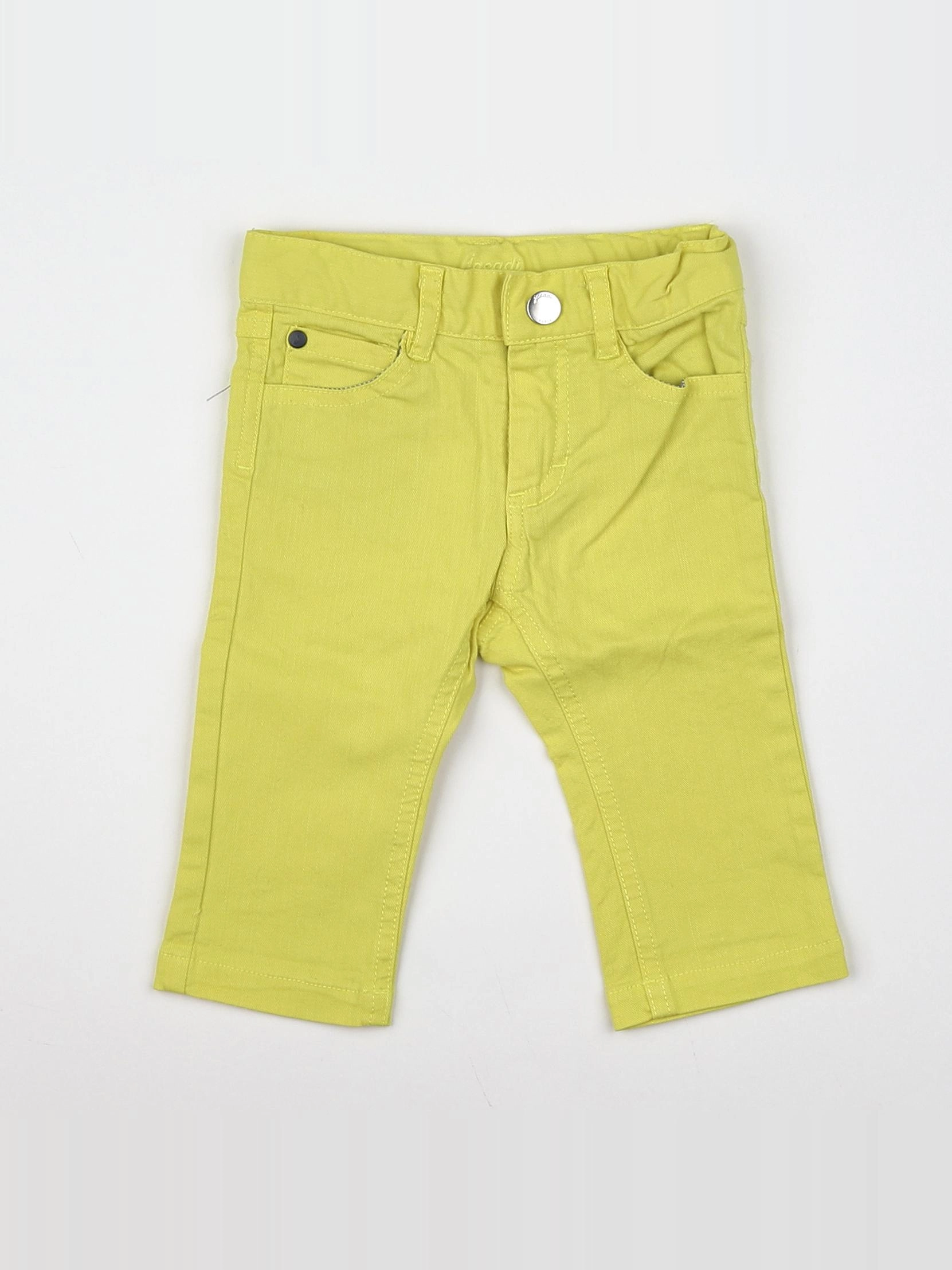 Jacadi - jean jaune - 6 mois
