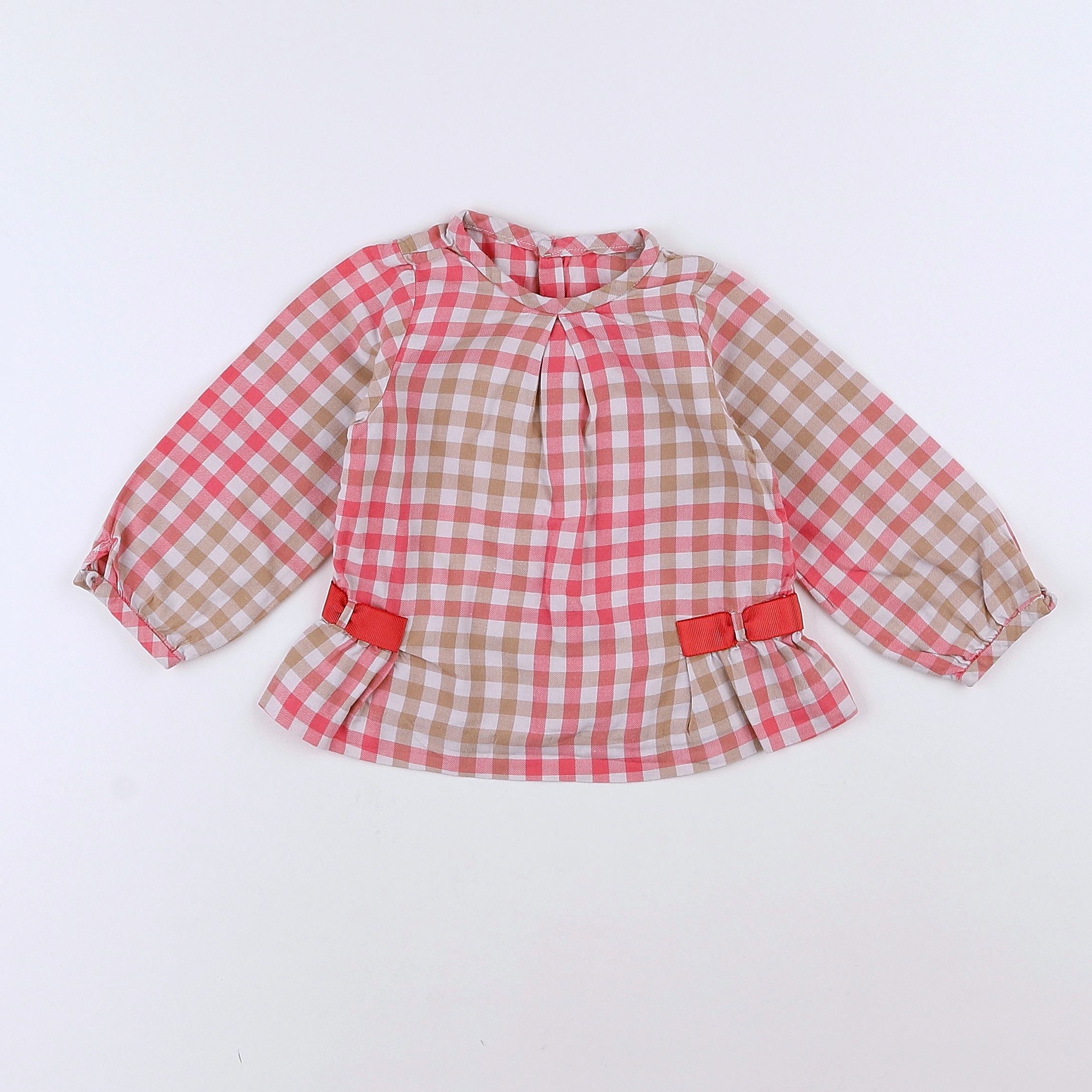 Jacadi - blouse rose, vert - 12 mois