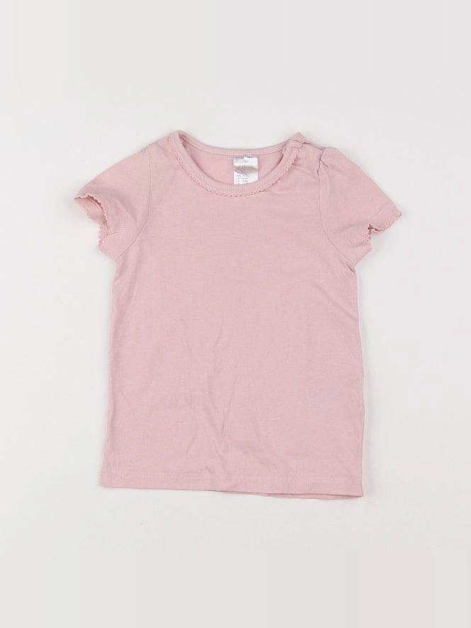 H&M - tee-shirt rose - 3/6 mois