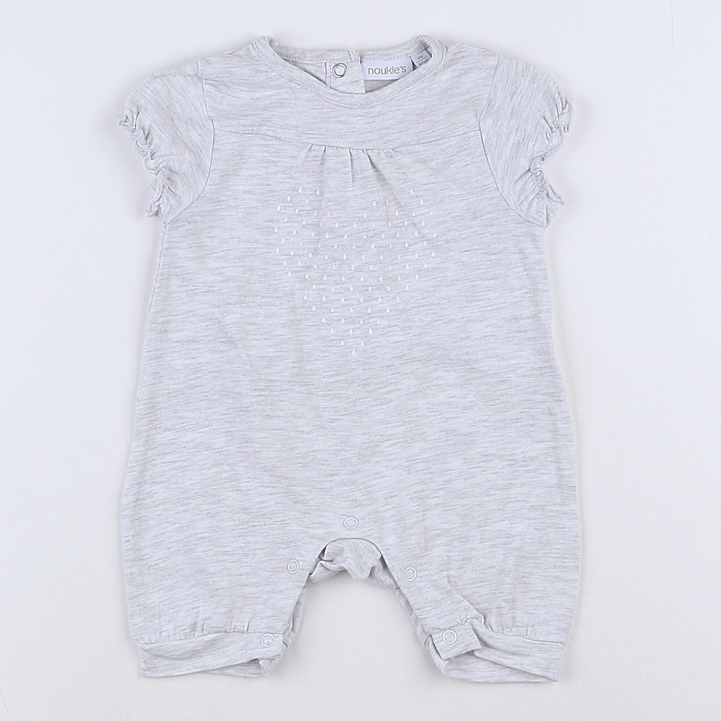 Noukie's - pyjama coton gris - 3 mois