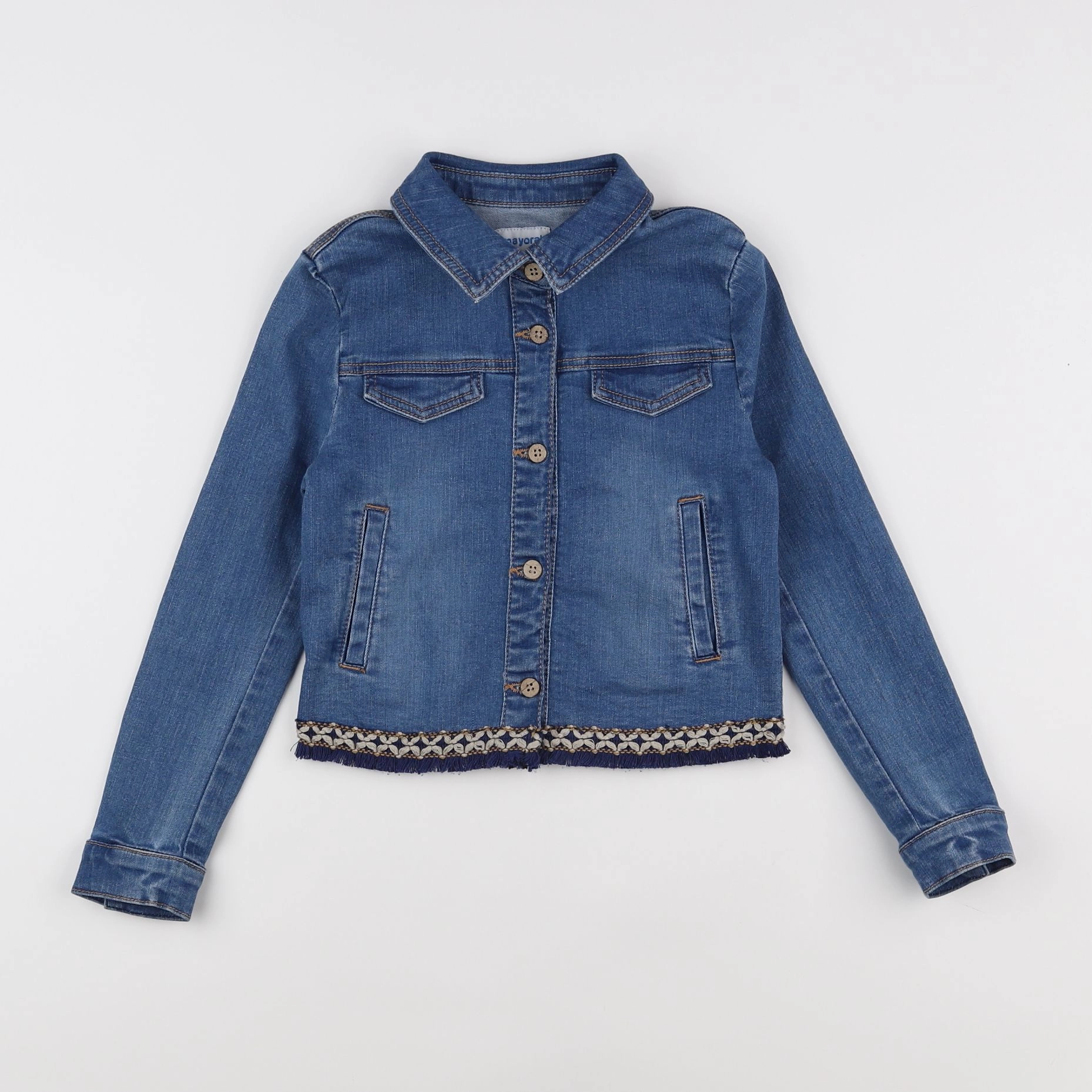 Mayoral - veste bleu - 7 ans