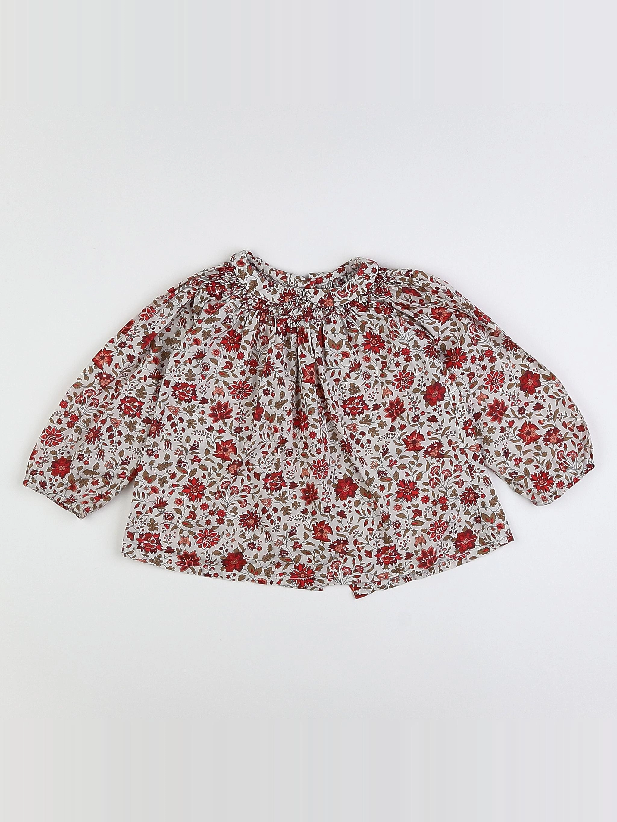 Marie Puce - blouse multicolore - 18 mois