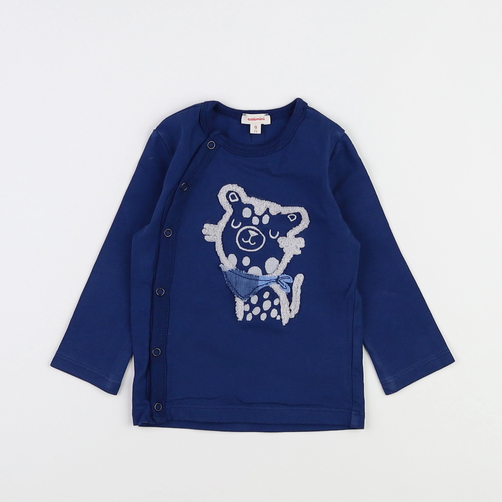 Catimini - tee-shirt bleu - 9 mois
