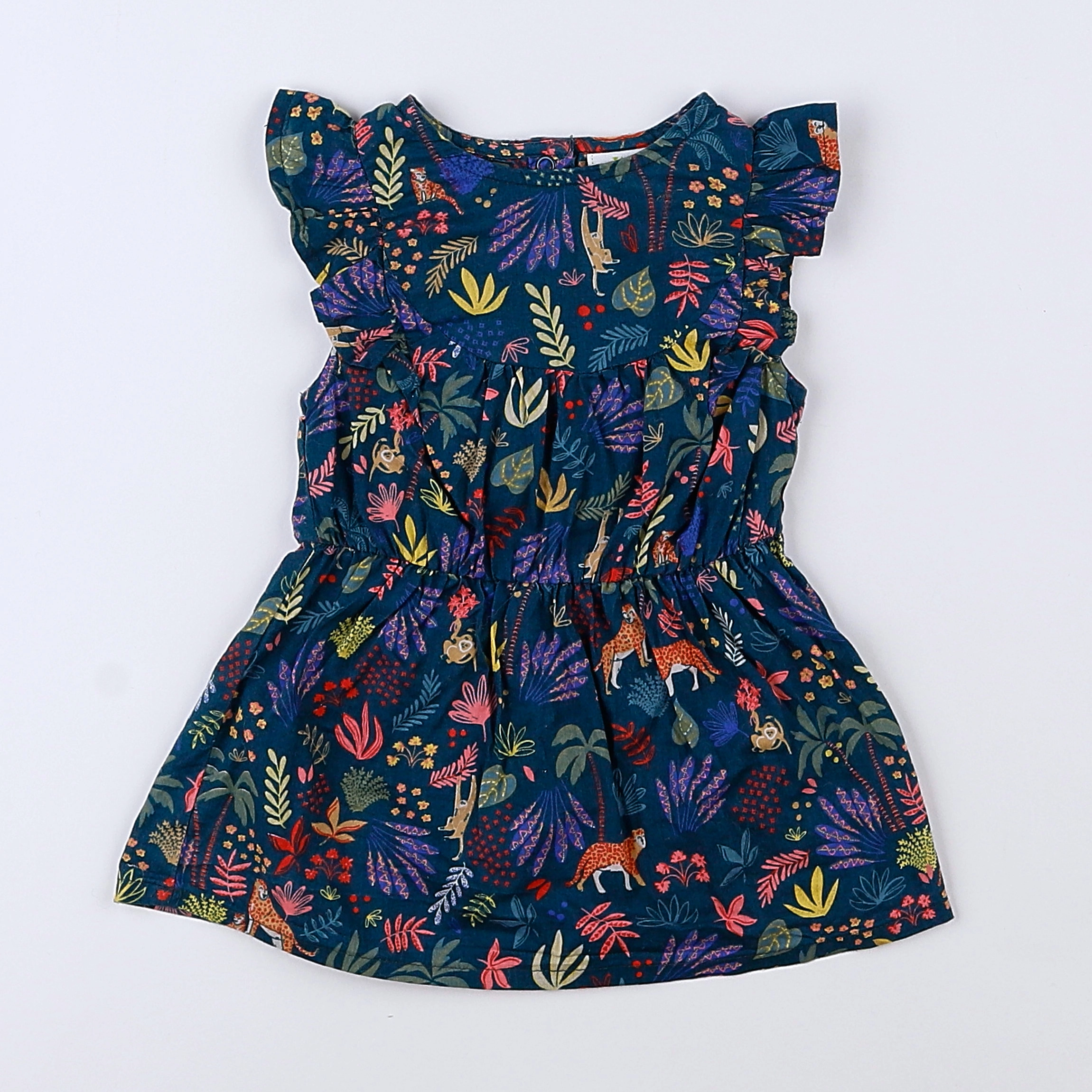 Tape à l'oeil - robe vert - 9 mois
