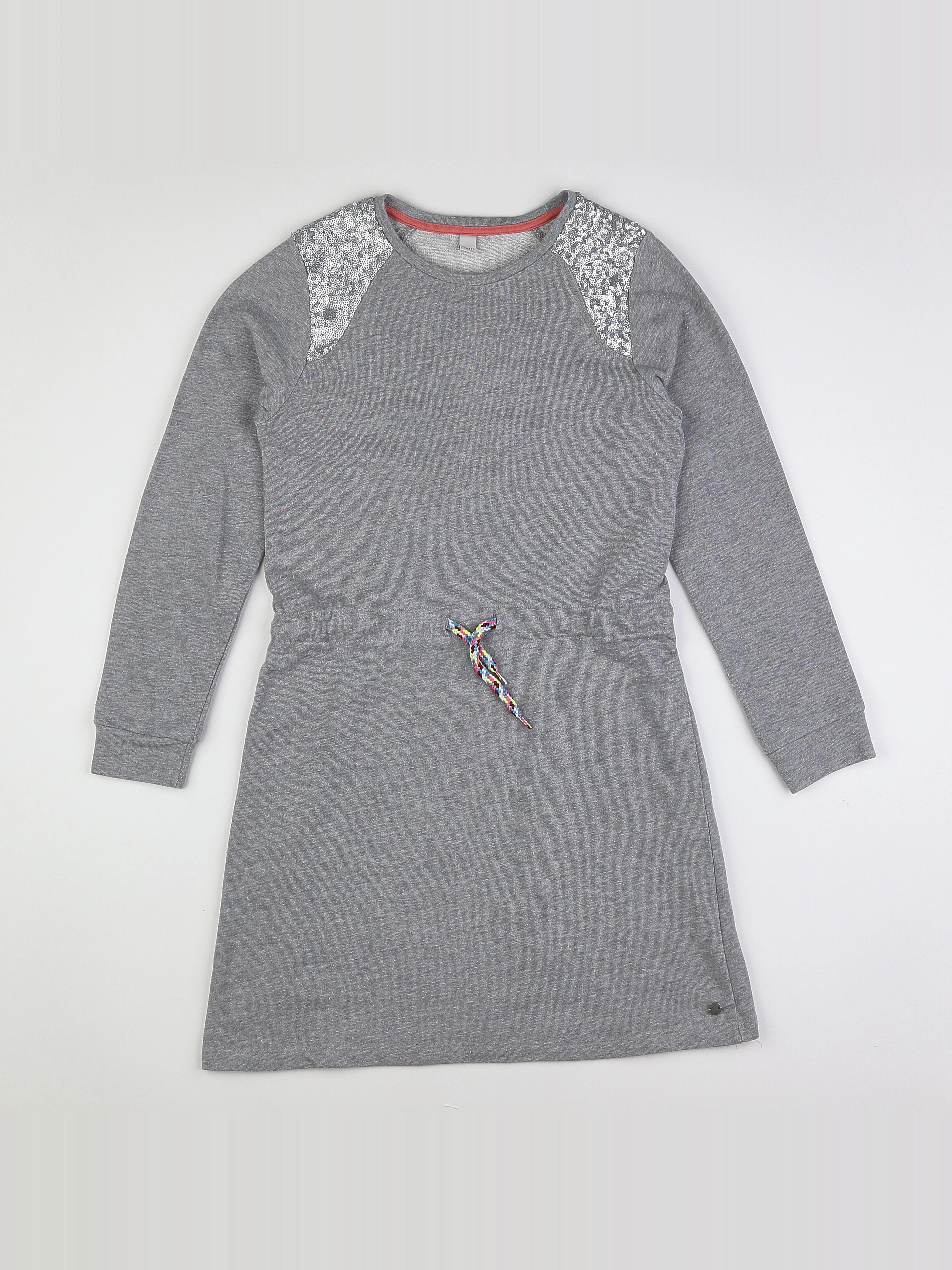 Esprit - robe gris - 10/11 ans