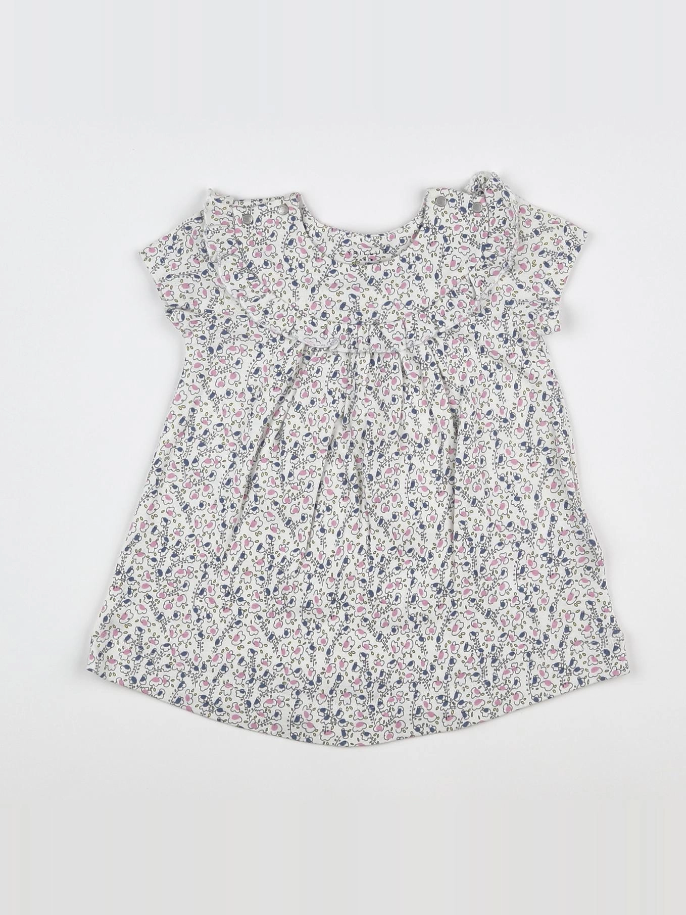 Cyrillus - robe multicolore - 6 mois