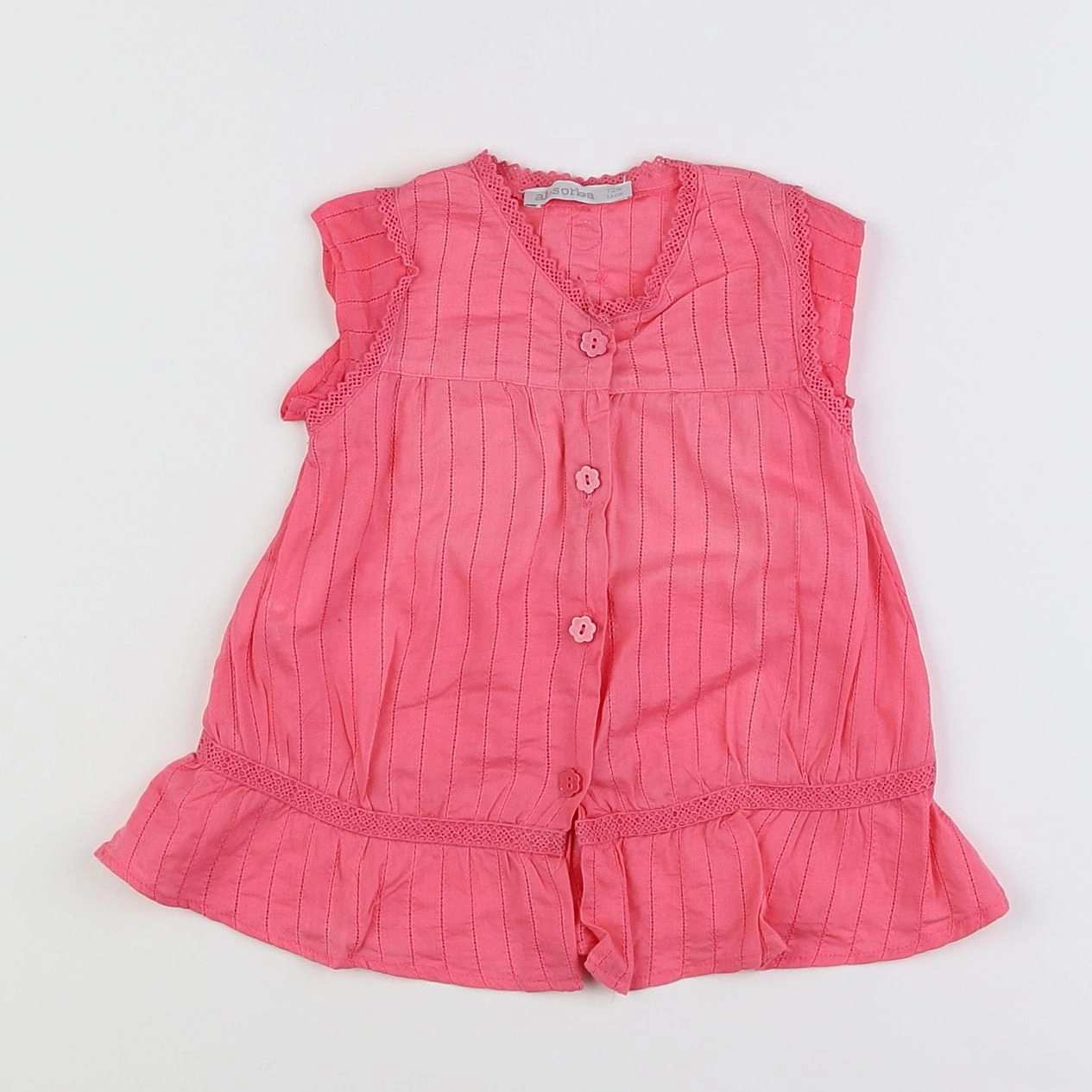 Absorba - blouse rose - 12 mois