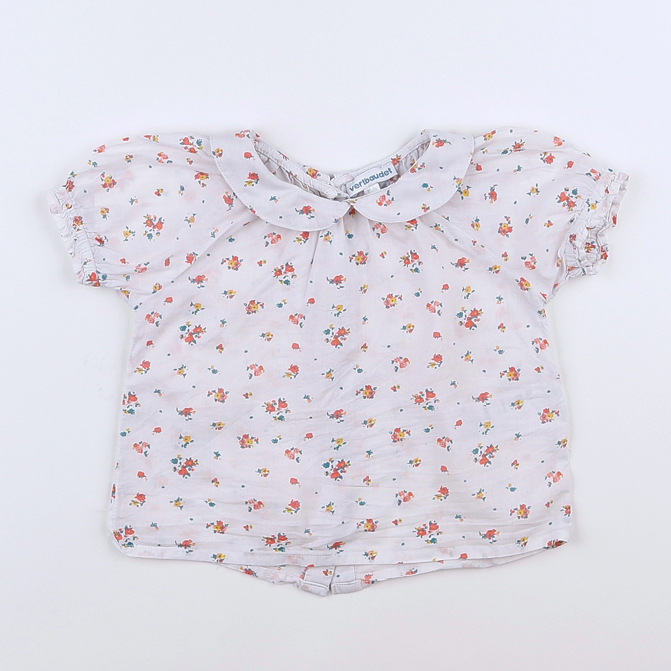 Vertbaudet - blouse blanc - 18 mois