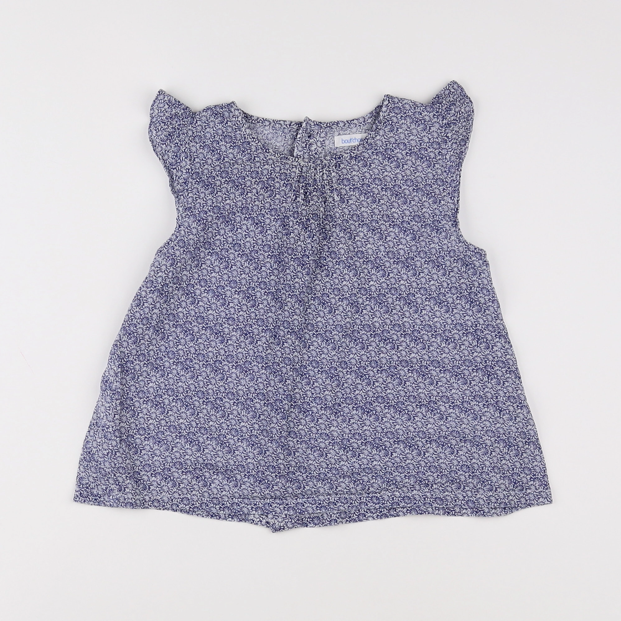 Boutchou - blouse bleu - 18 mois